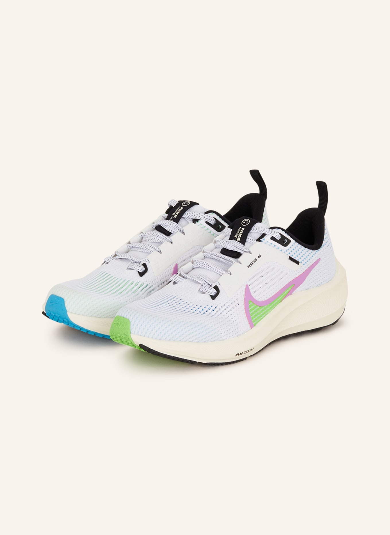Nike Sneaker AIR ZOOM PEGASUS 40, Farbe: WEISS/ BLAU (Bild 1)