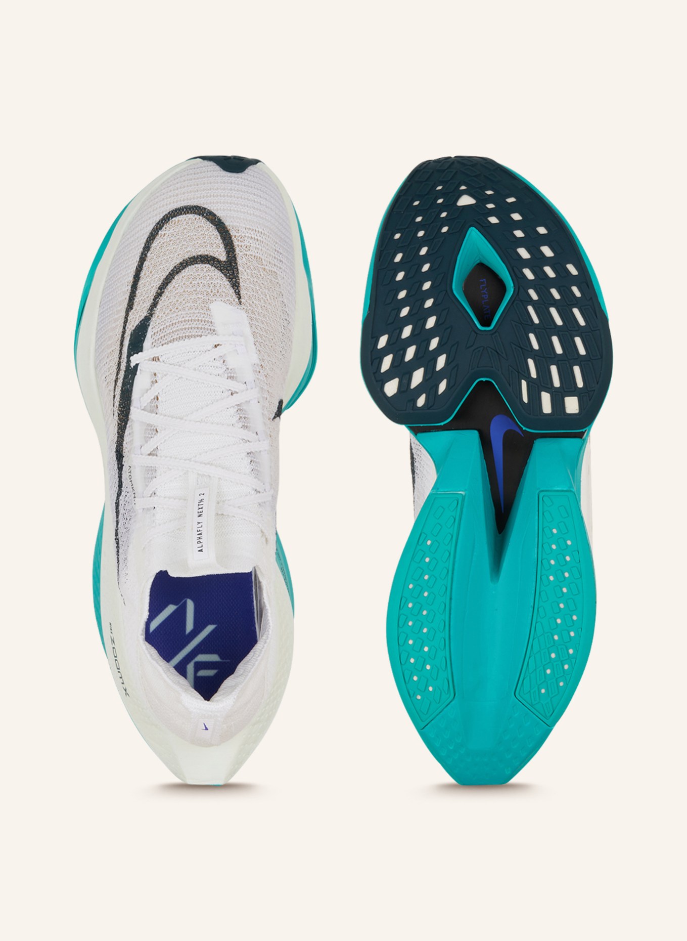 Nike Laufschuhe ALPHAFLY 2, Farbe: WEISS/ MINT (Bild 5)