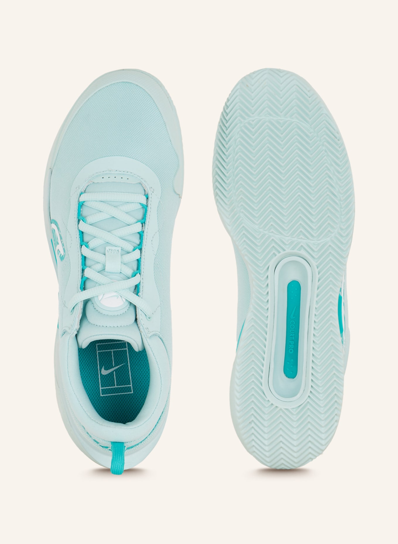 Nike Tenisové boty COURT AIR ZOOM PRO CLY, Barva: MÁTOVÁ (Obrázek 5)