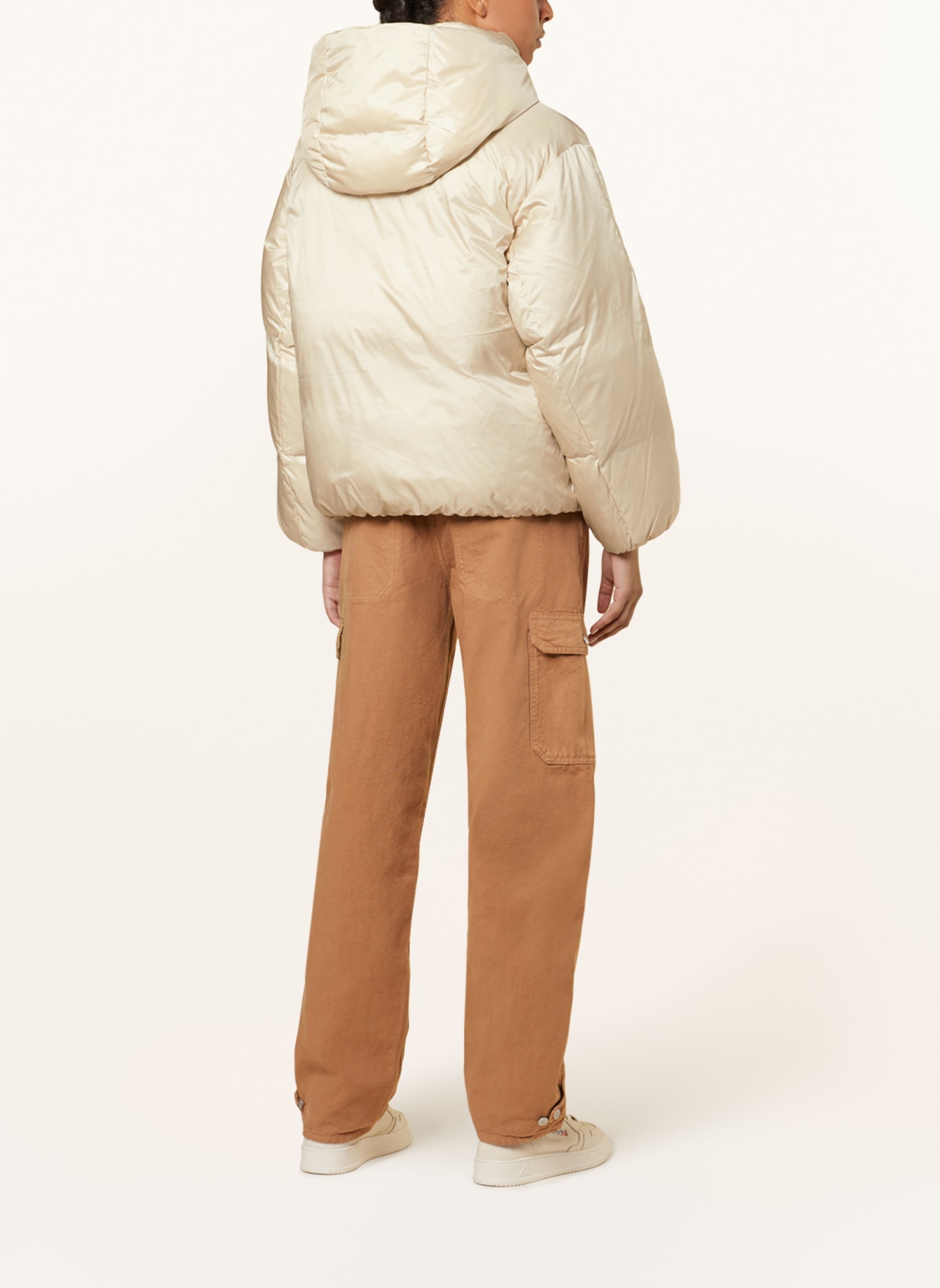 Levi's® Down jacket with removable hood, Color: CREAM (Image 3)