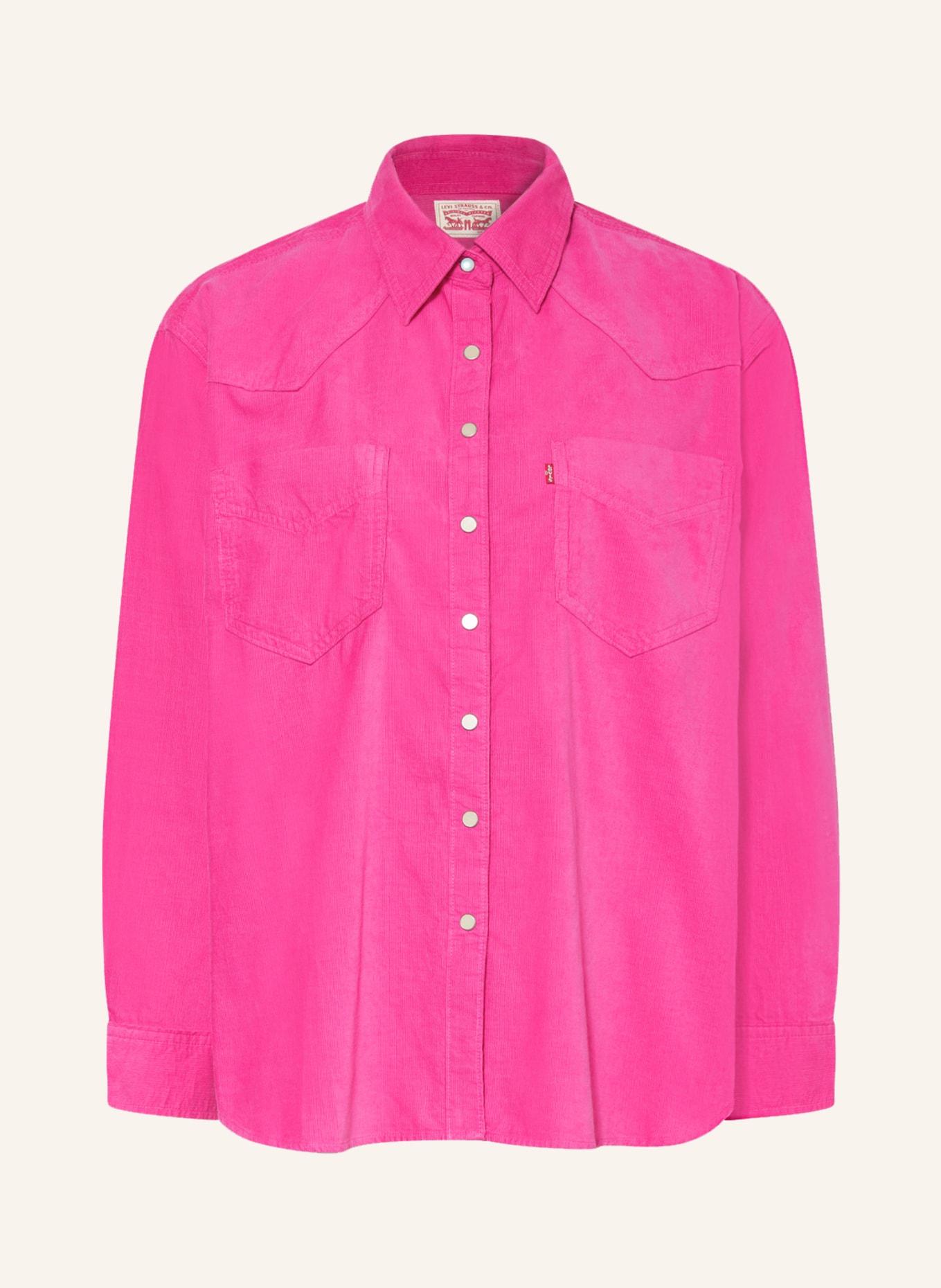 Levi's® Hemdbluse DONOVAN aus Cord, Farbe: PINK (Bild 1)