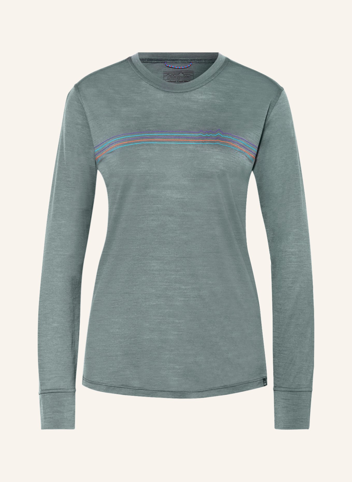 patagonia Long sleeve shirt, Color: TEAL (Image 1)