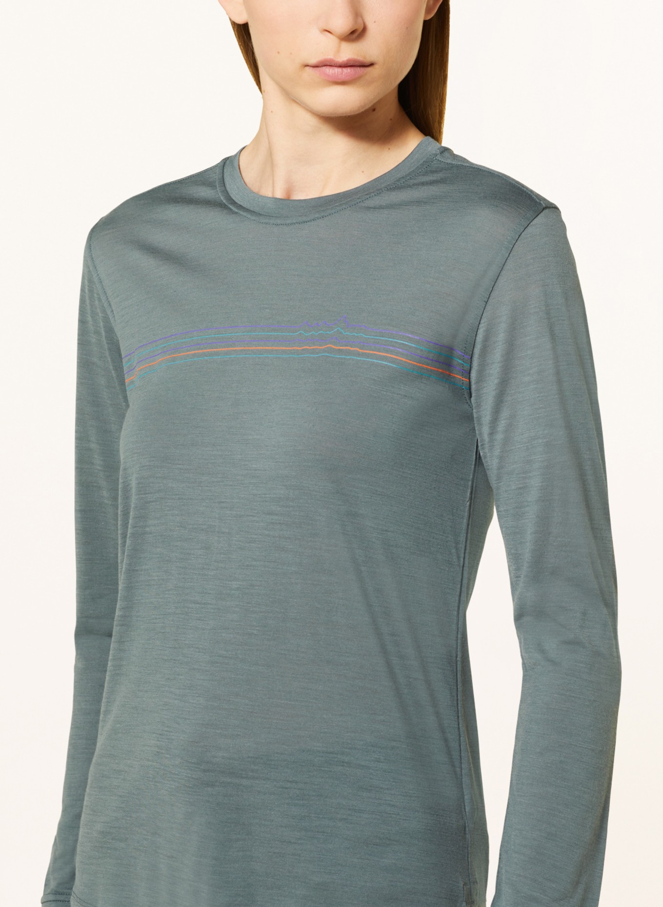 patagonia Long sleeve shirt, Color: TEAL (Image 4)