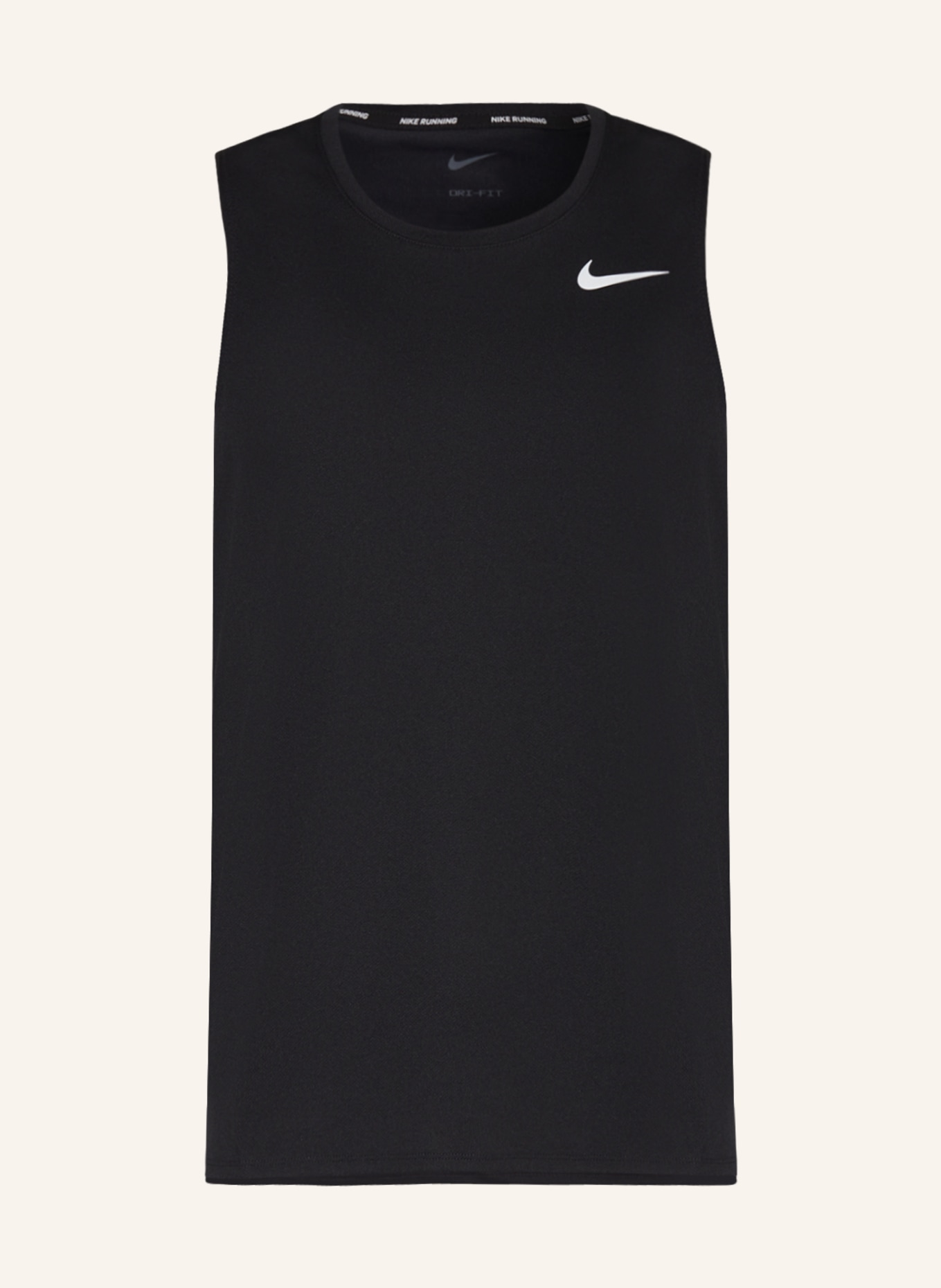 Nike Tanktop DRI-FIT MILER, Farbe: SCHWARZ (Bild 1)