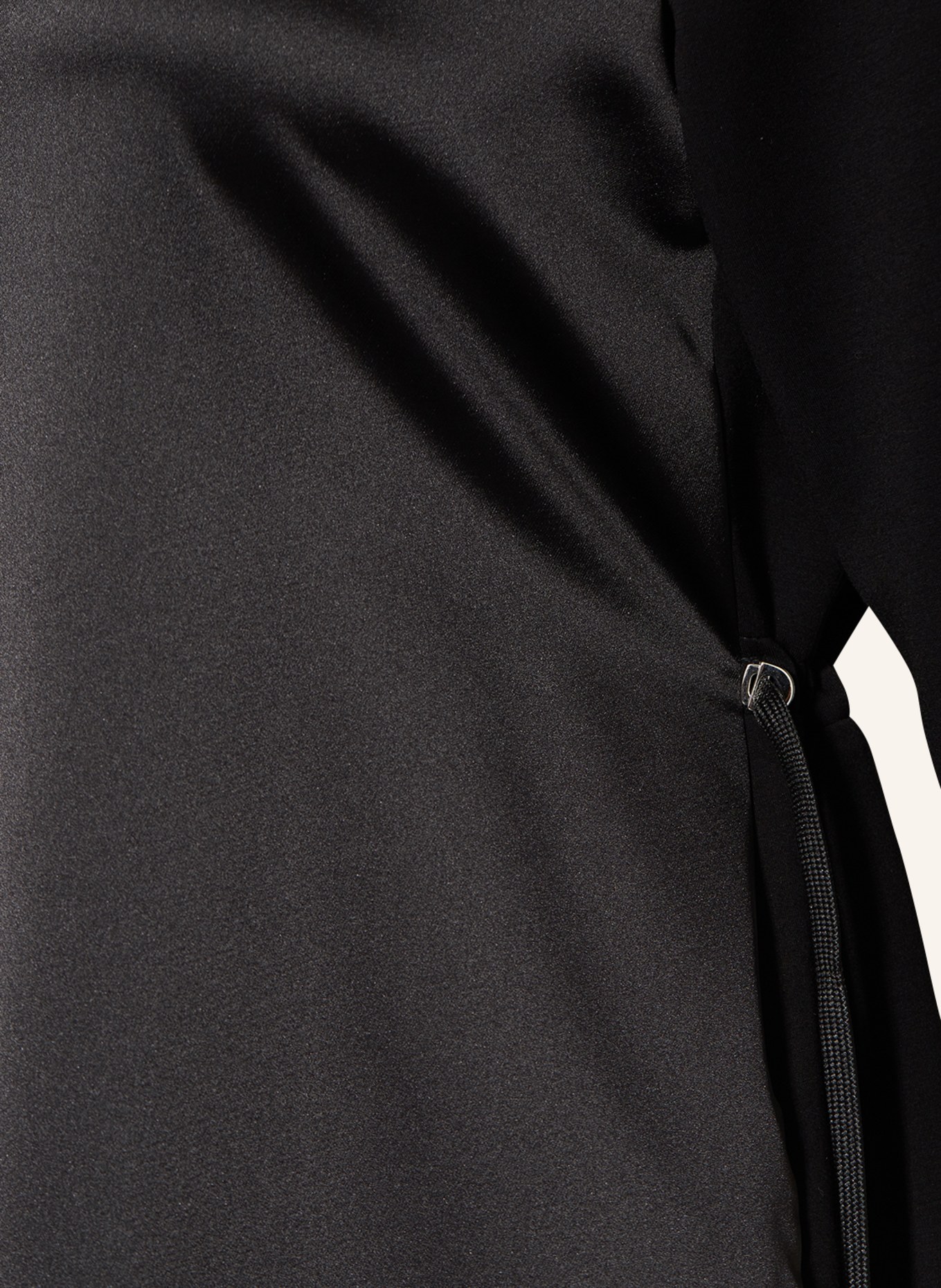 MARINA RINALDI SPORT Jersey dress OCCHIBIS with 3/4 sleeves, Color: BLACK (Image 3)