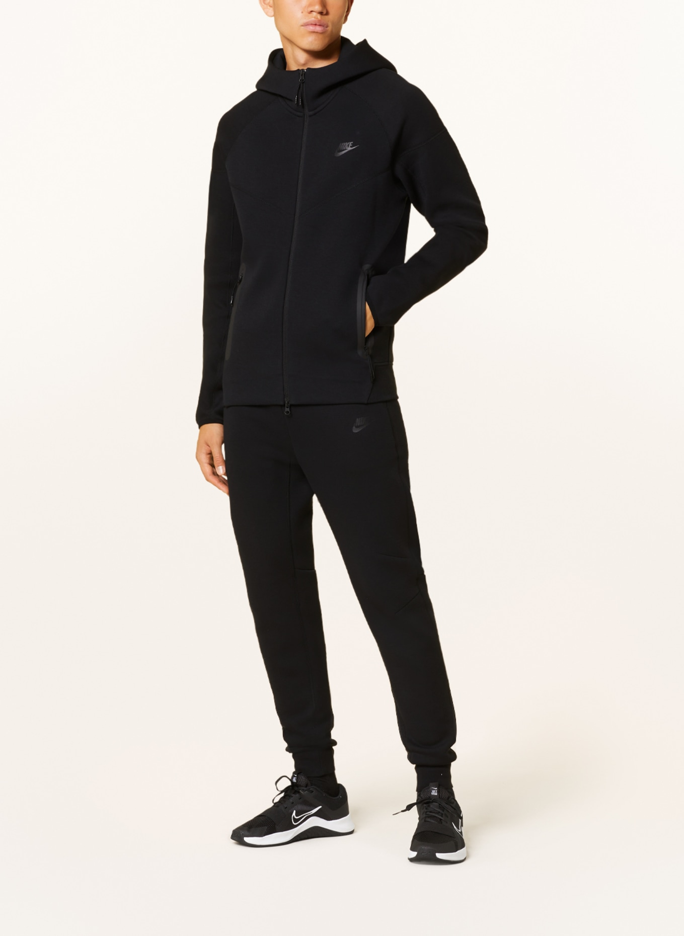 Nike Sweat jacket SPORTSWEAR TECH FLEECE WINDRUNNER, Color: BLACK (Image 2)