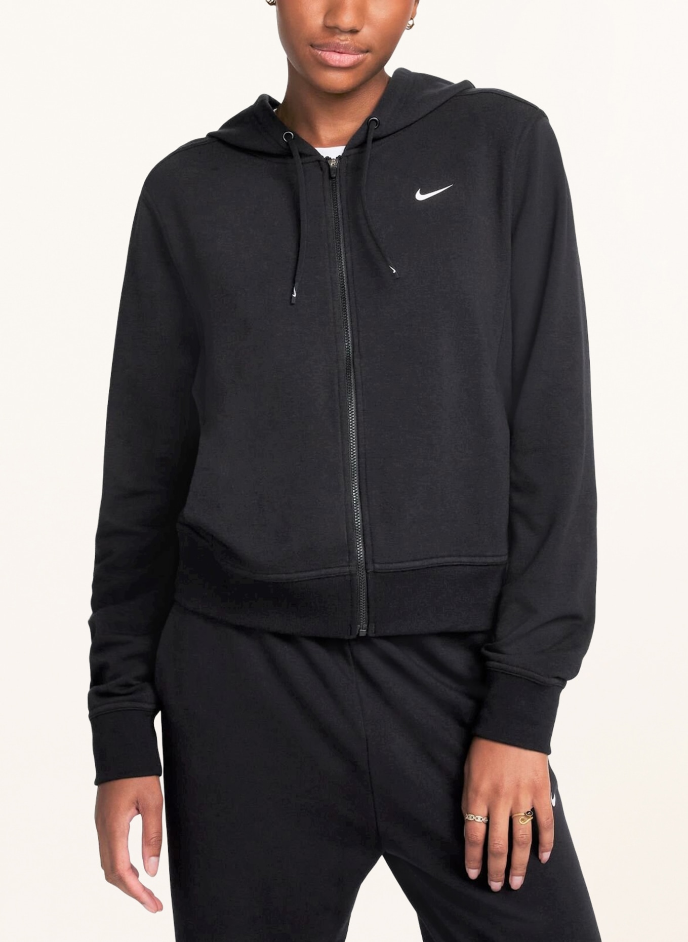 Nike Sweat jacket DRI-FIT ONE, Color: BLACK (Image 2)