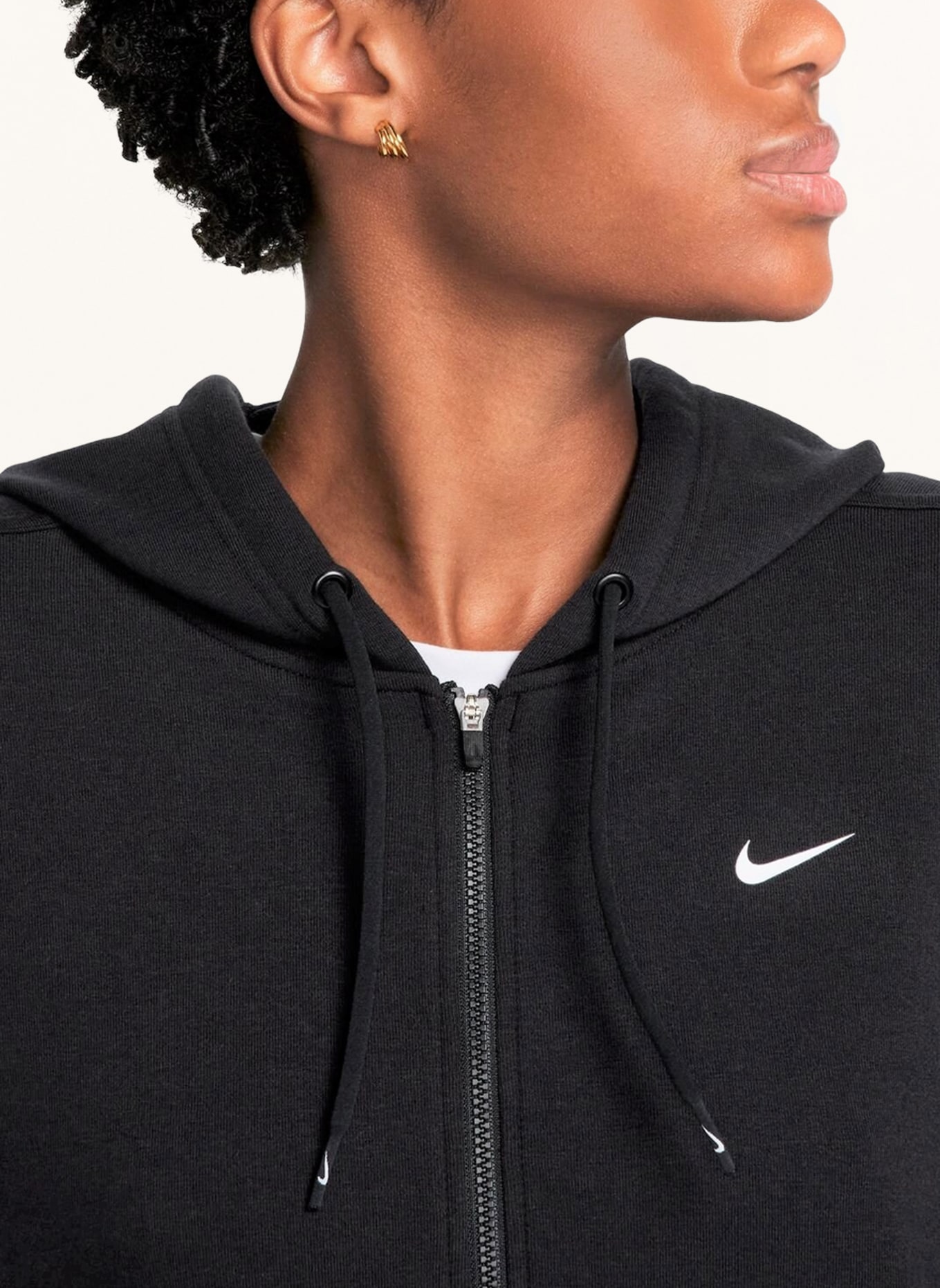 Nike Sweat jacket DRI-FIT ONE, Color: BLACK (Image 4)