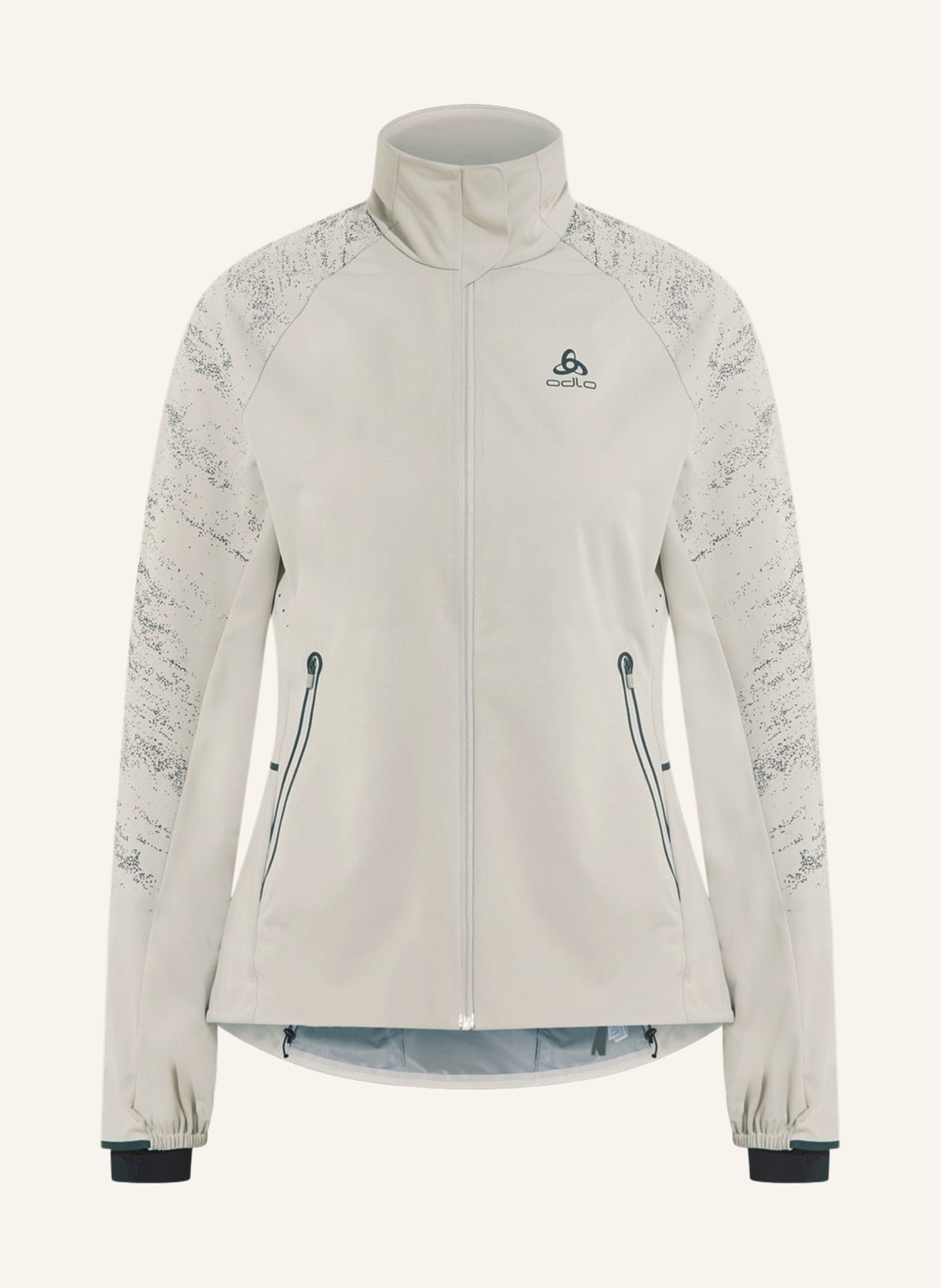 odlo Running jacket ZEROWEIGHT, Color: BEIGE (Image 1)