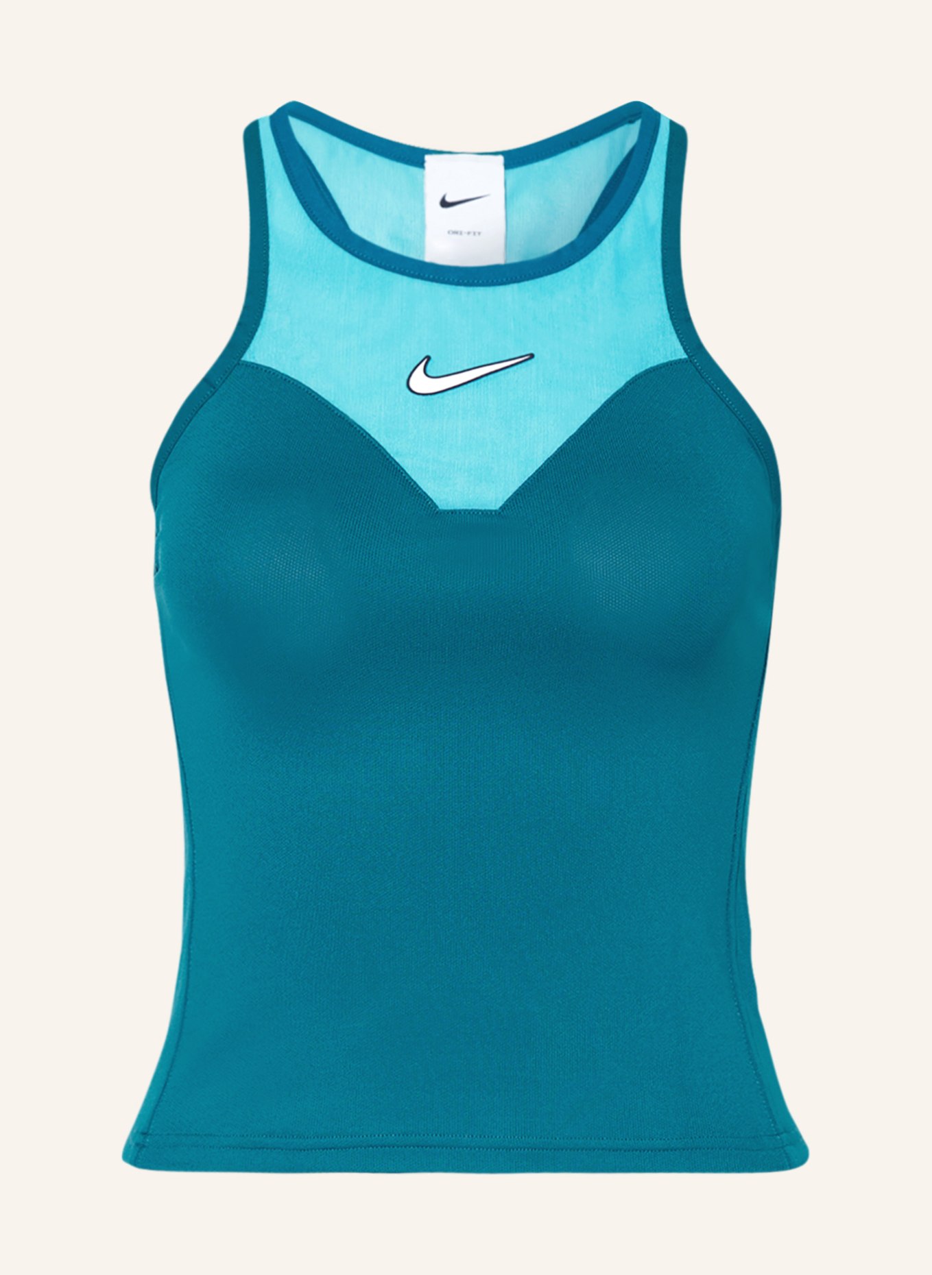 Nike Tílko NIKECOURT DRI-FIT SLAM, Barva: PETROLEJOVÁ/ TYRKYSOVÁ (Obrázek 1)