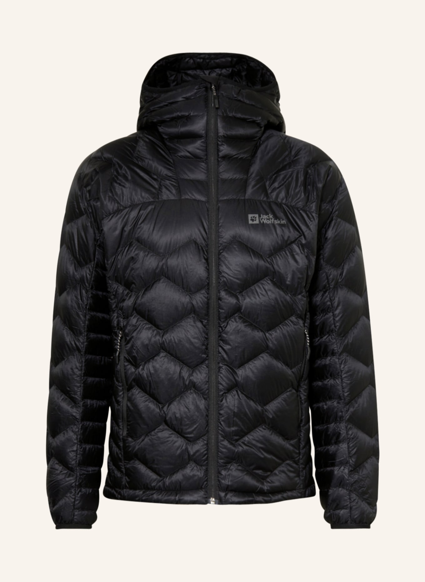 Jack Wolfskin Quilted jacket ALPSPITZE in black