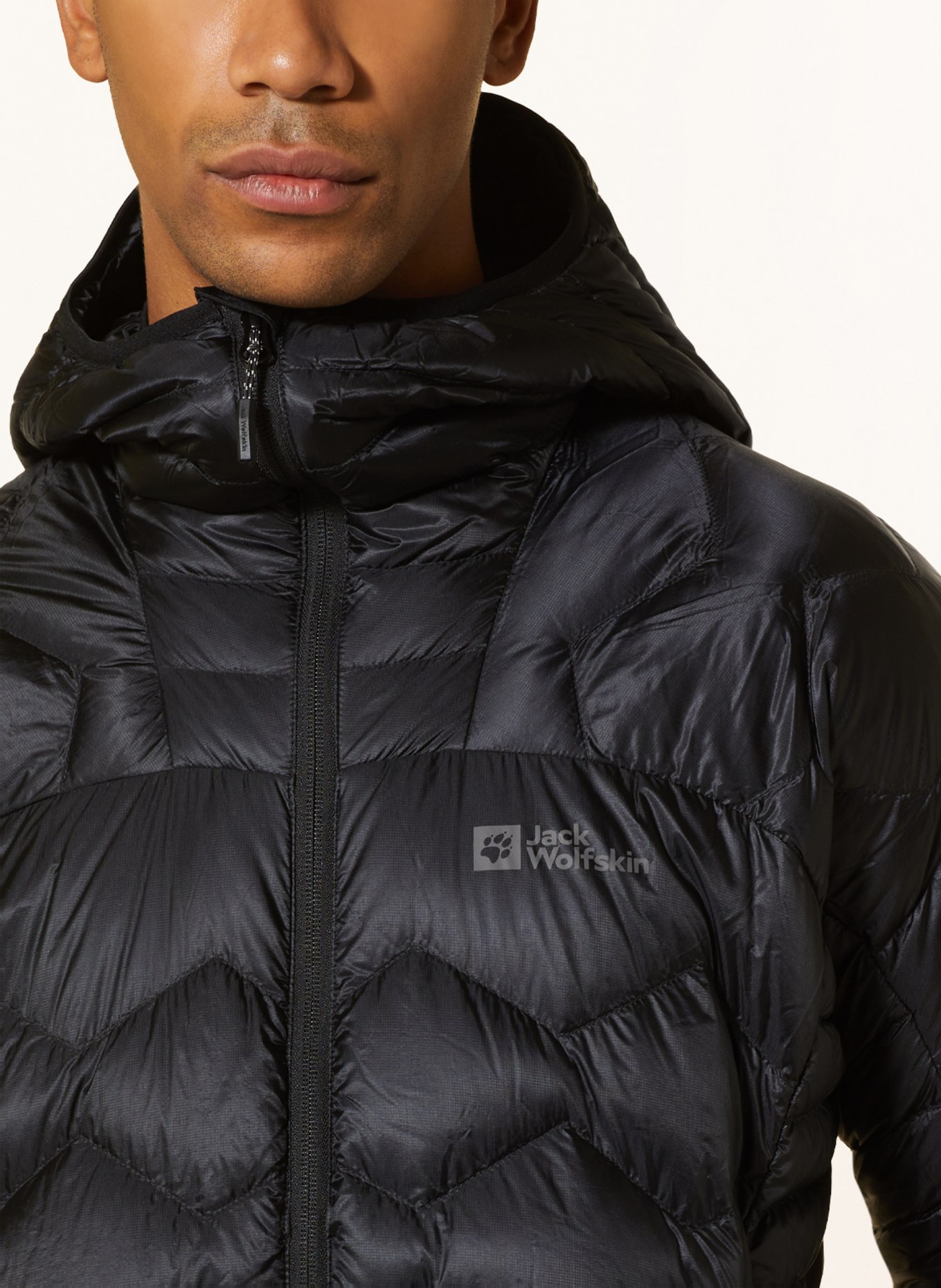 Jack Wolfskin Quilted jacket ALPSPITZE, Color: BLACK (Image 6)