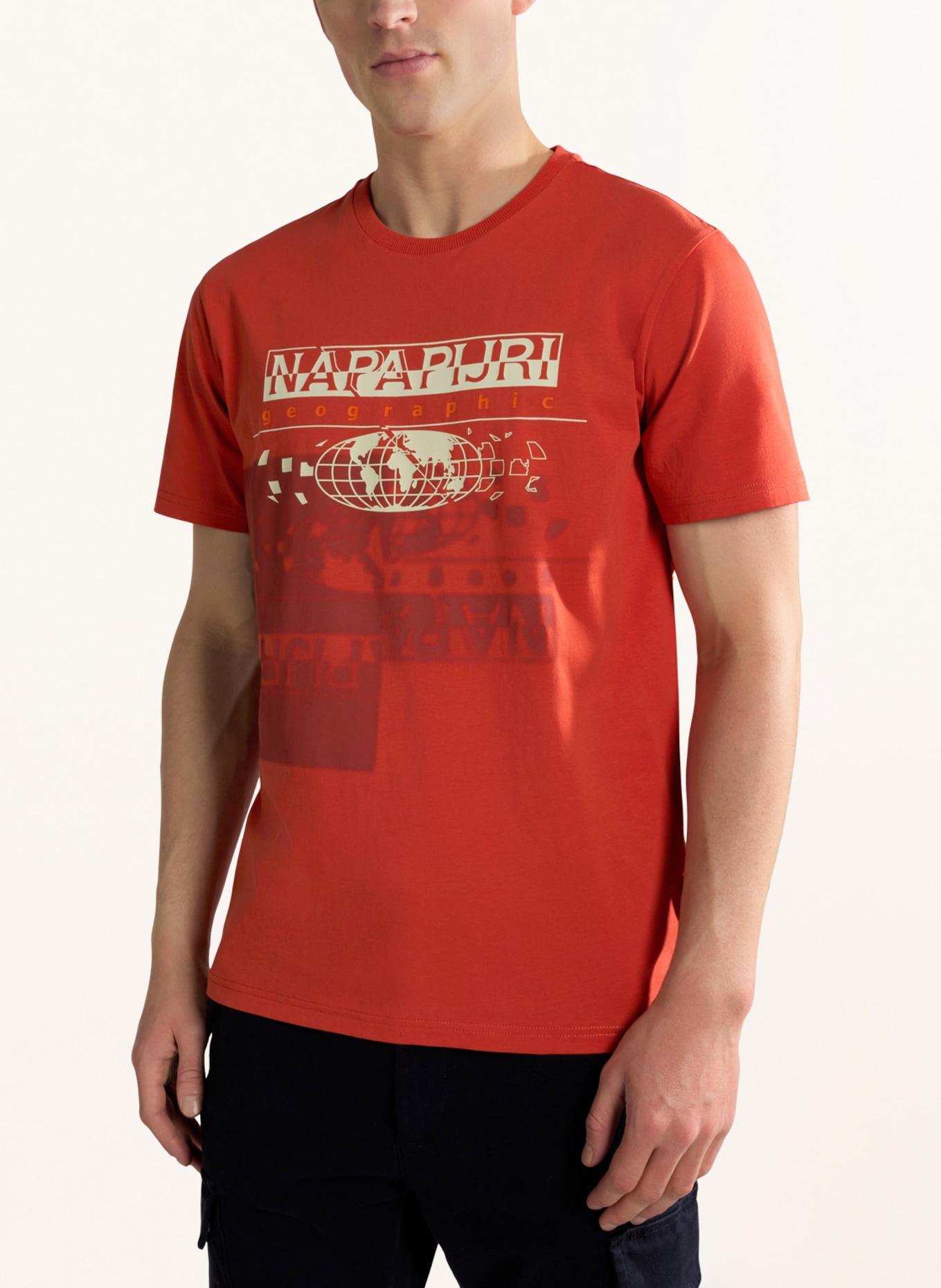 NAPAPIJRI T-shirt ARGUS, Kolor: POMARAŃCZOWY (Obrazek 2)