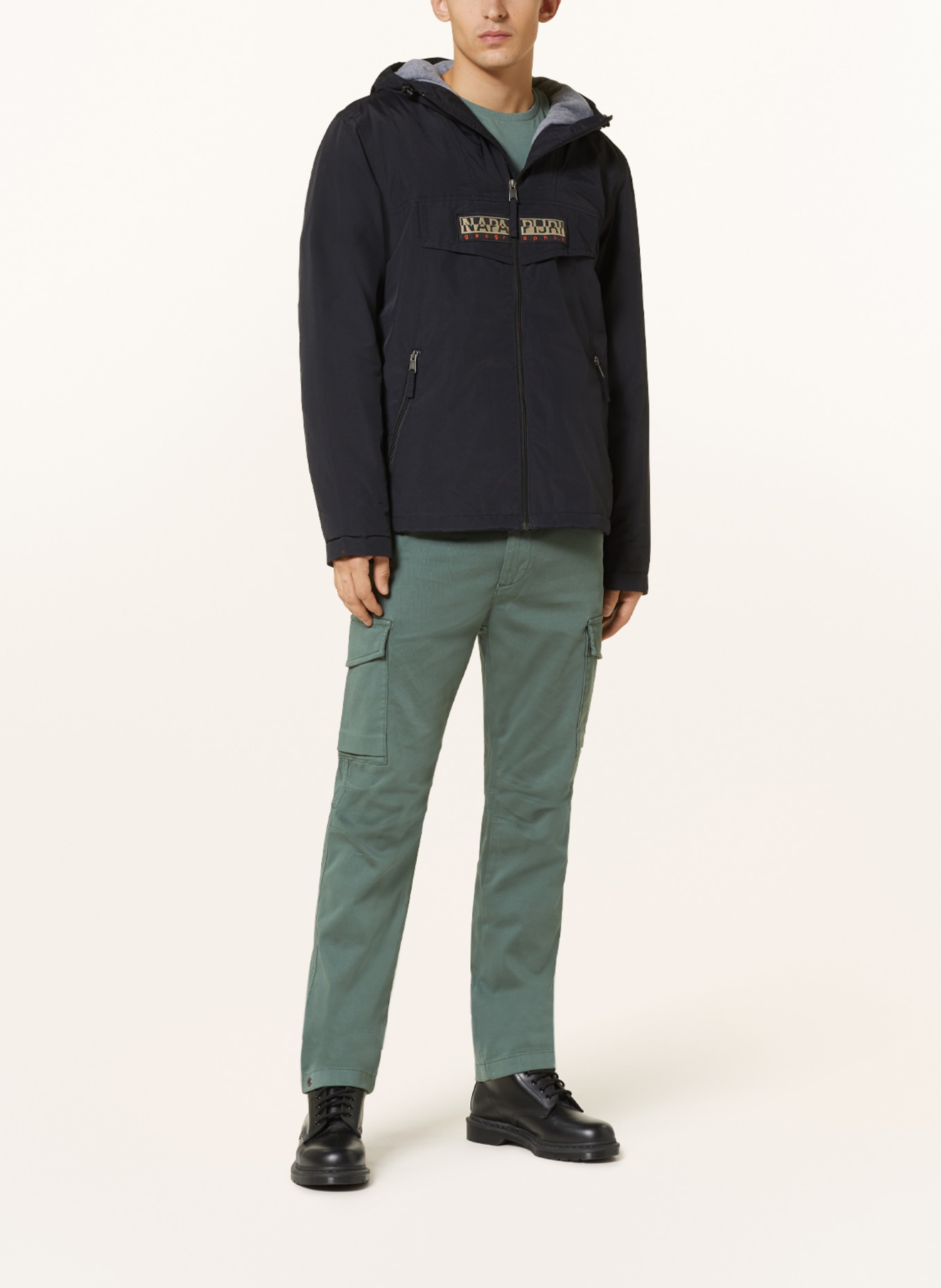 NAPAPIJRI Cargo pants MSCHISTE regular fit, Color: GREEN (Image 2)