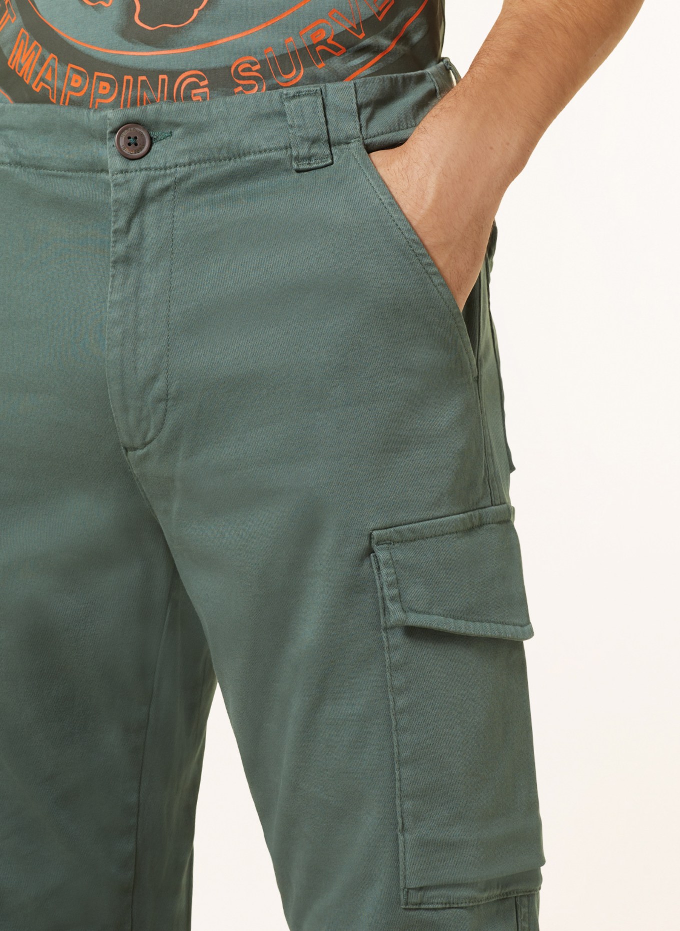 NAPAPIJRI Cargo pants MSCHISTE regular fit, Color: GREEN (Image 5)