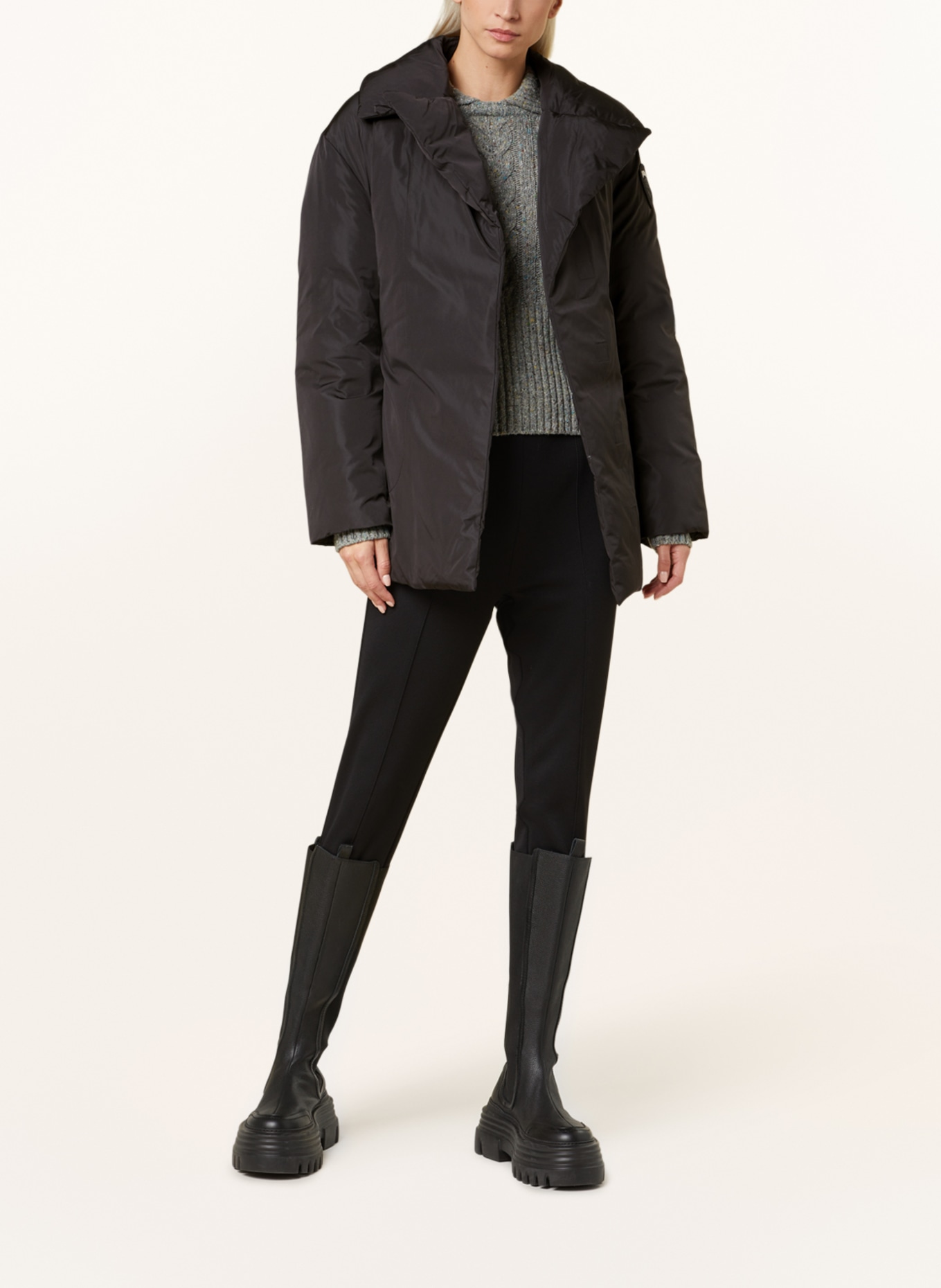 Blauer Down jacket, Color: BLACK (Image 2)