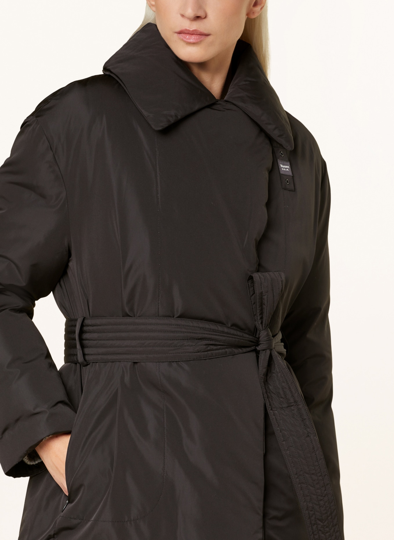 Blauer Down jacket, Color: BLACK (Image 4)
