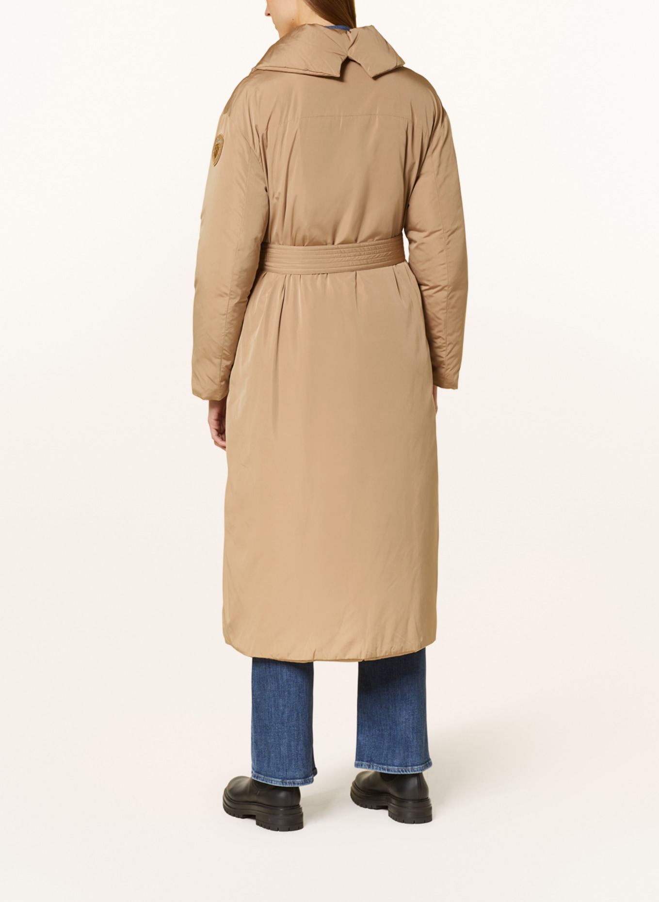 Blauer Down coat, Color: LIGHT BROWN (Image 3)