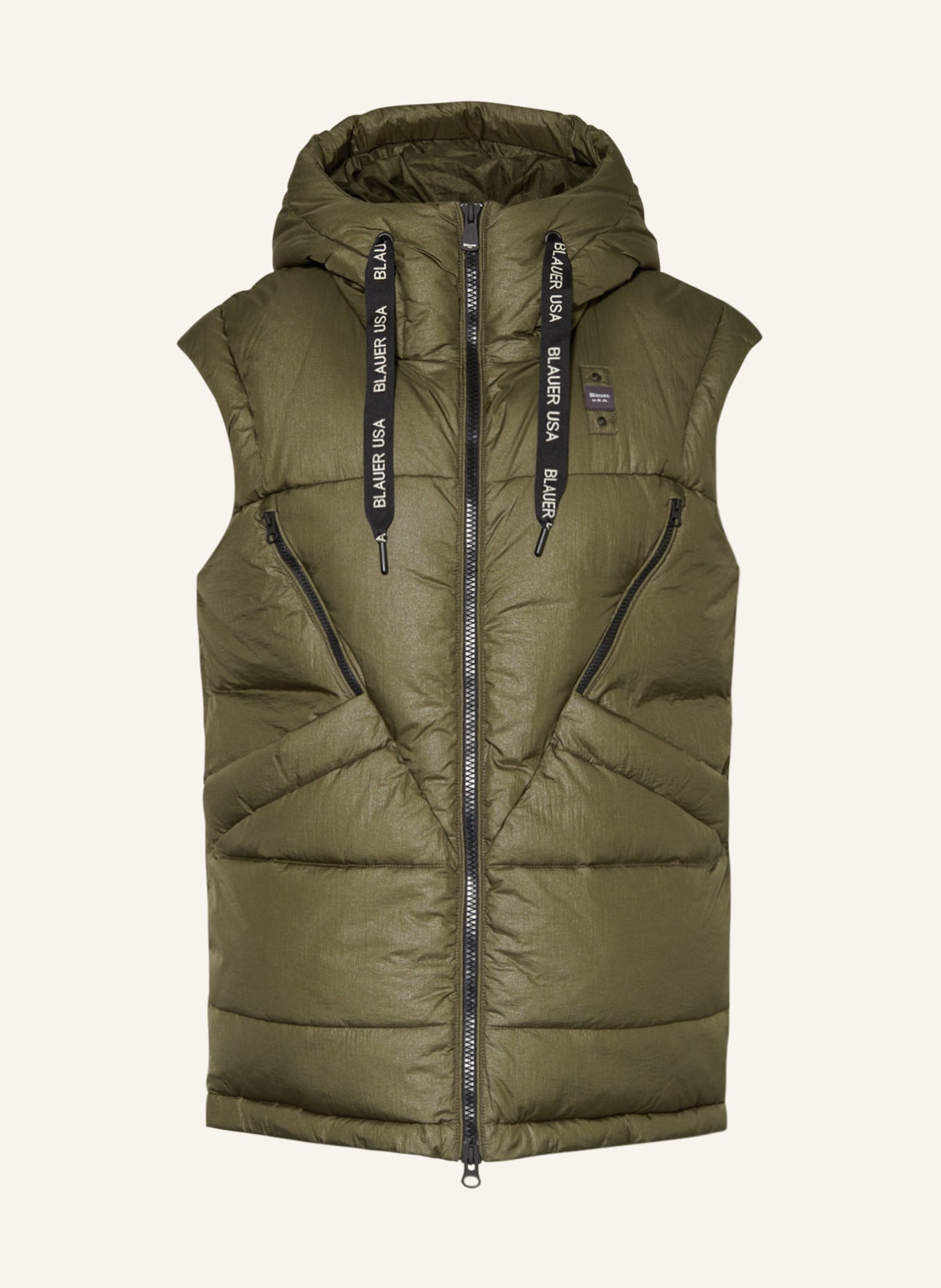 Blauer Quilted vest, Color: OLIVE (Image 1)