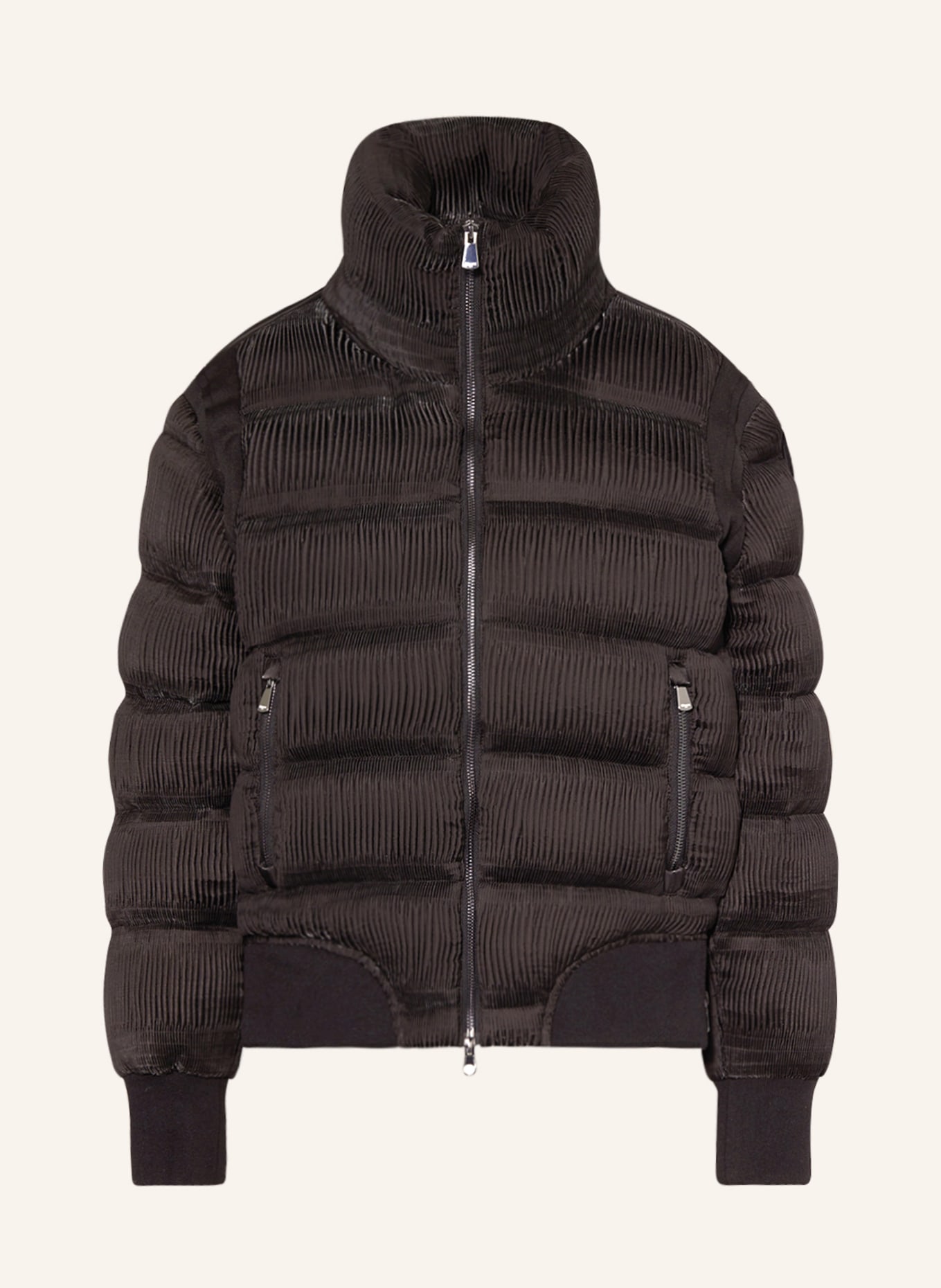 Blauer Down jacket with pleats, Color: BLACK (Image 1)