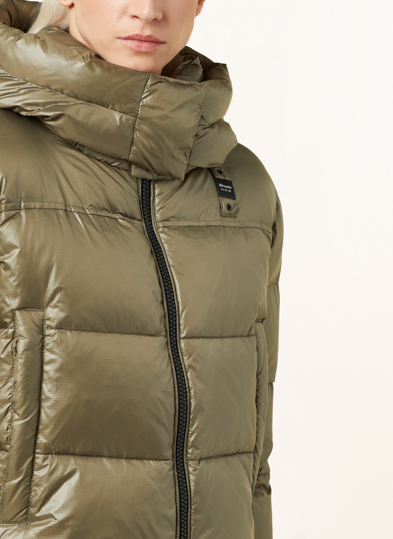 Blauer Quilted jacket with SORONA® AURA insulation, Color: KHAKI (Image 6)