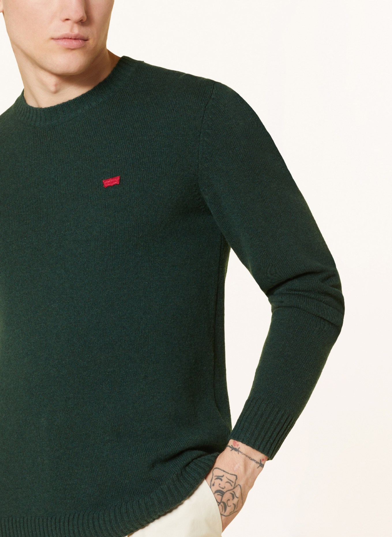 Levi's® Sweater, Color: DARK GREEN (Image 4)