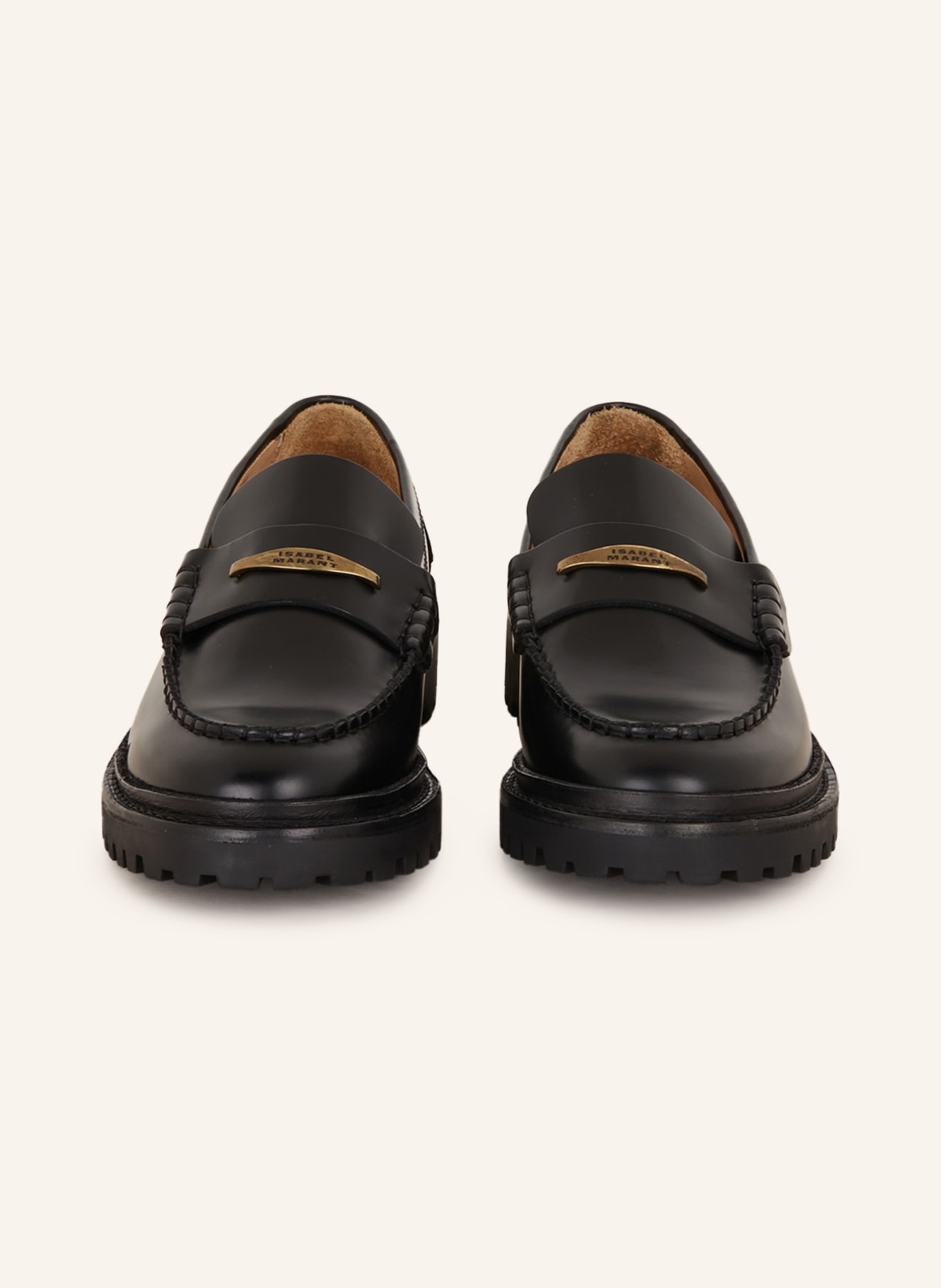 ISABEL MARANT Penny loafers FREZZA, Color: BLACK (Image 3)