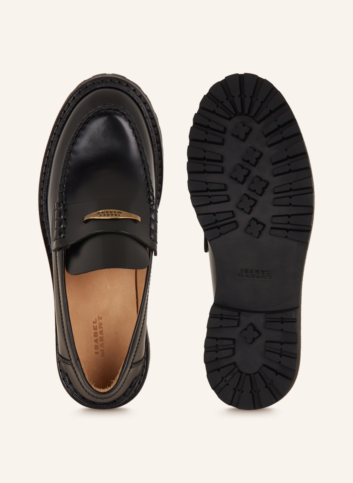 ISABEL MARANT Penny loafers FREZZA, Color: BLACK (Image 5)