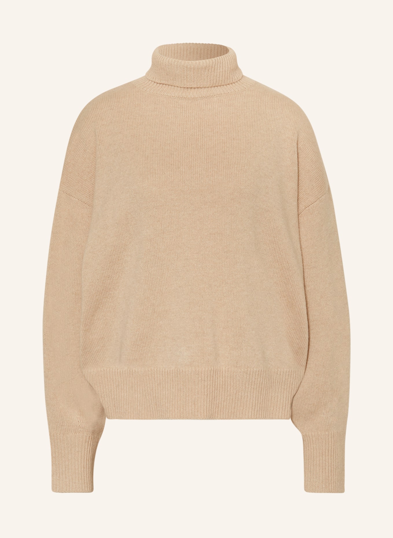 ISABEL MARANT Turtleneck sweater ASPEN made of cashmere, Color: BEIGE (Image 1)