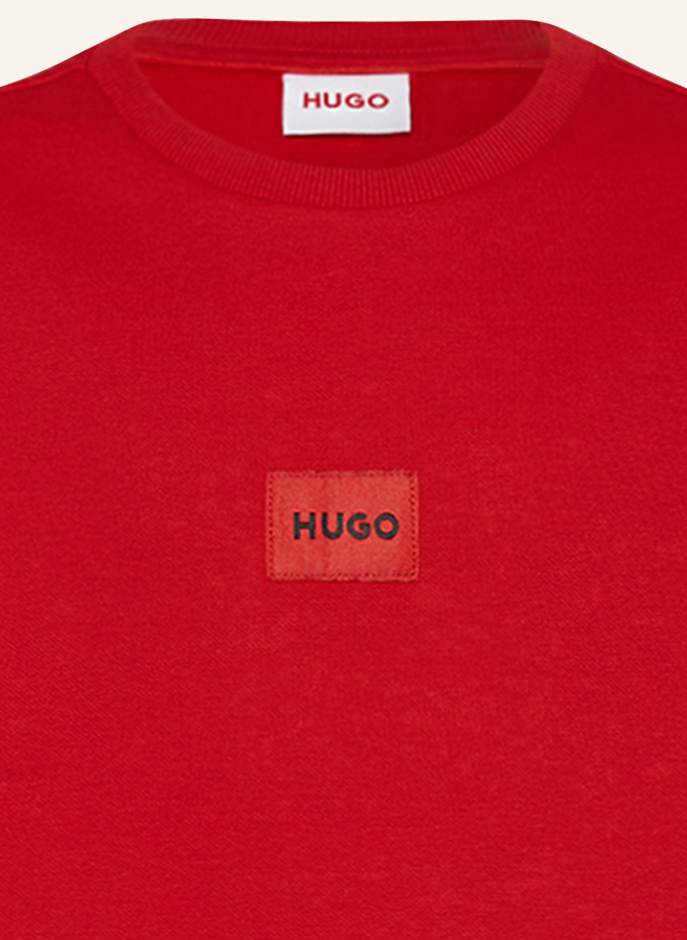 HUGO Sweatshirt, Farbe: ROT/ SCHWARZ (Bild 3)