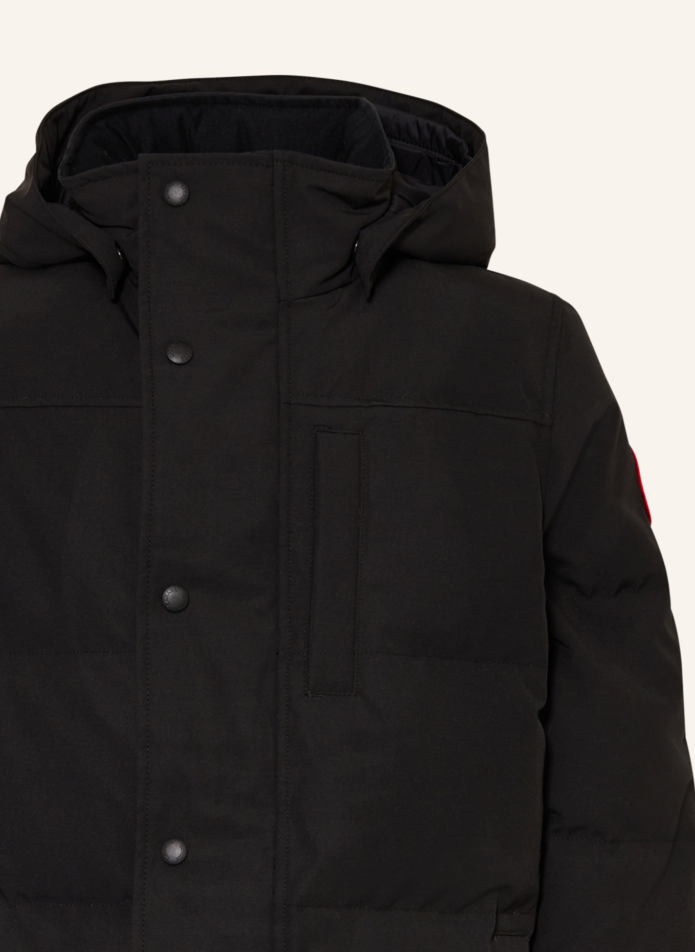 CANADA GOOSE Daunenparka YOUTH EAKIN mit abnehmbarer Kapuze, Farbe: SCHWARZ (Bild 3)