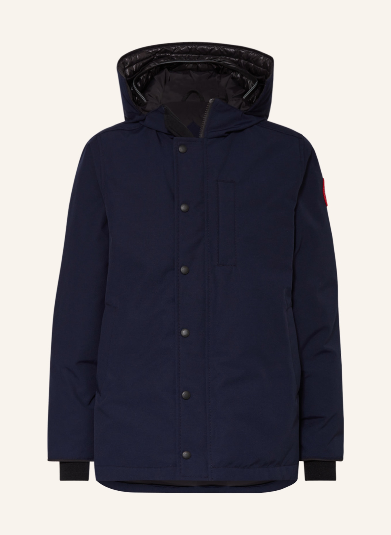 CANADA GOOSE Daunenparka YOUTH LOGAN, Farbe: DUNKELBLAU/ ROT/ WEISS (Bild 1)