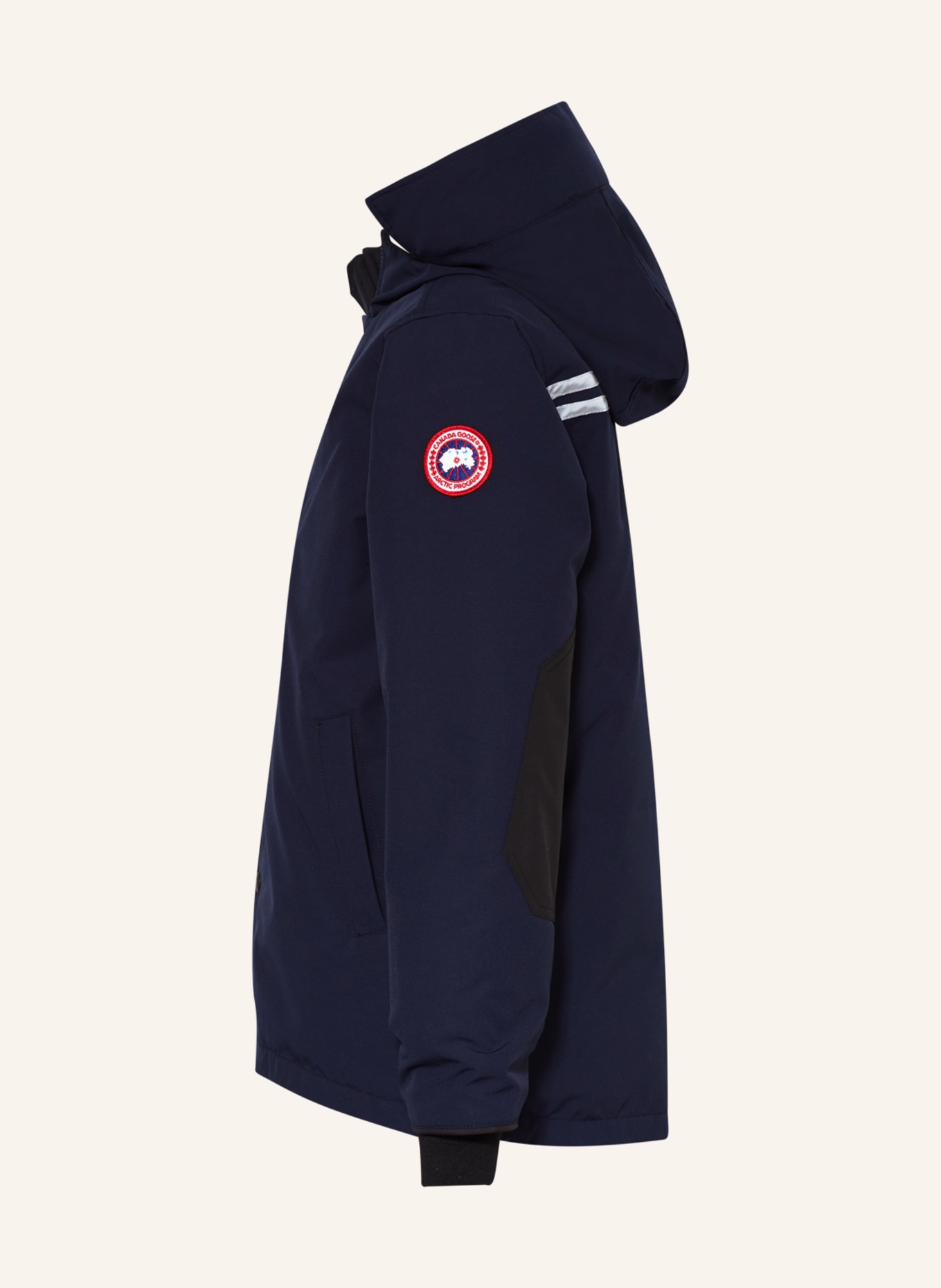 CANADA GOOSE Daunenparka YOUTH LOGAN, Farbe: DUNKELBLAU/ ROT/ WEISS (Bild 4)