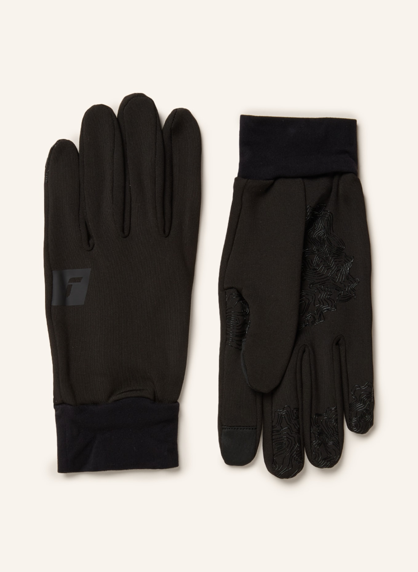 reusch Lyžařské rukavice ASHTON TOUCH-TEC™, Barva: ČERNÁ (Obrázek 1)