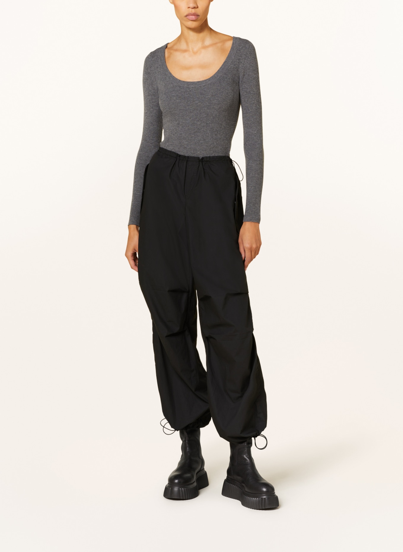 AG Jeans Trousers AVIATOR, Color: BLACK (Image 2)