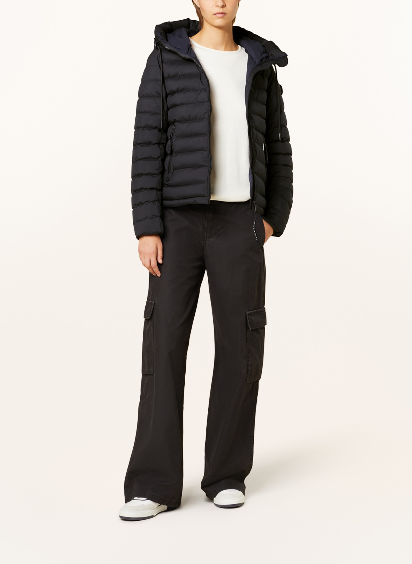 khujo Quilted jacket LOVINA3, Color: BLACK (Image 2)