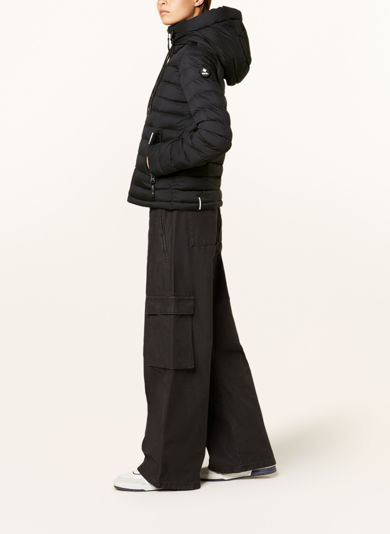 khujo Quilted jacket LOVINA3, Color: BLACK (Image 4)