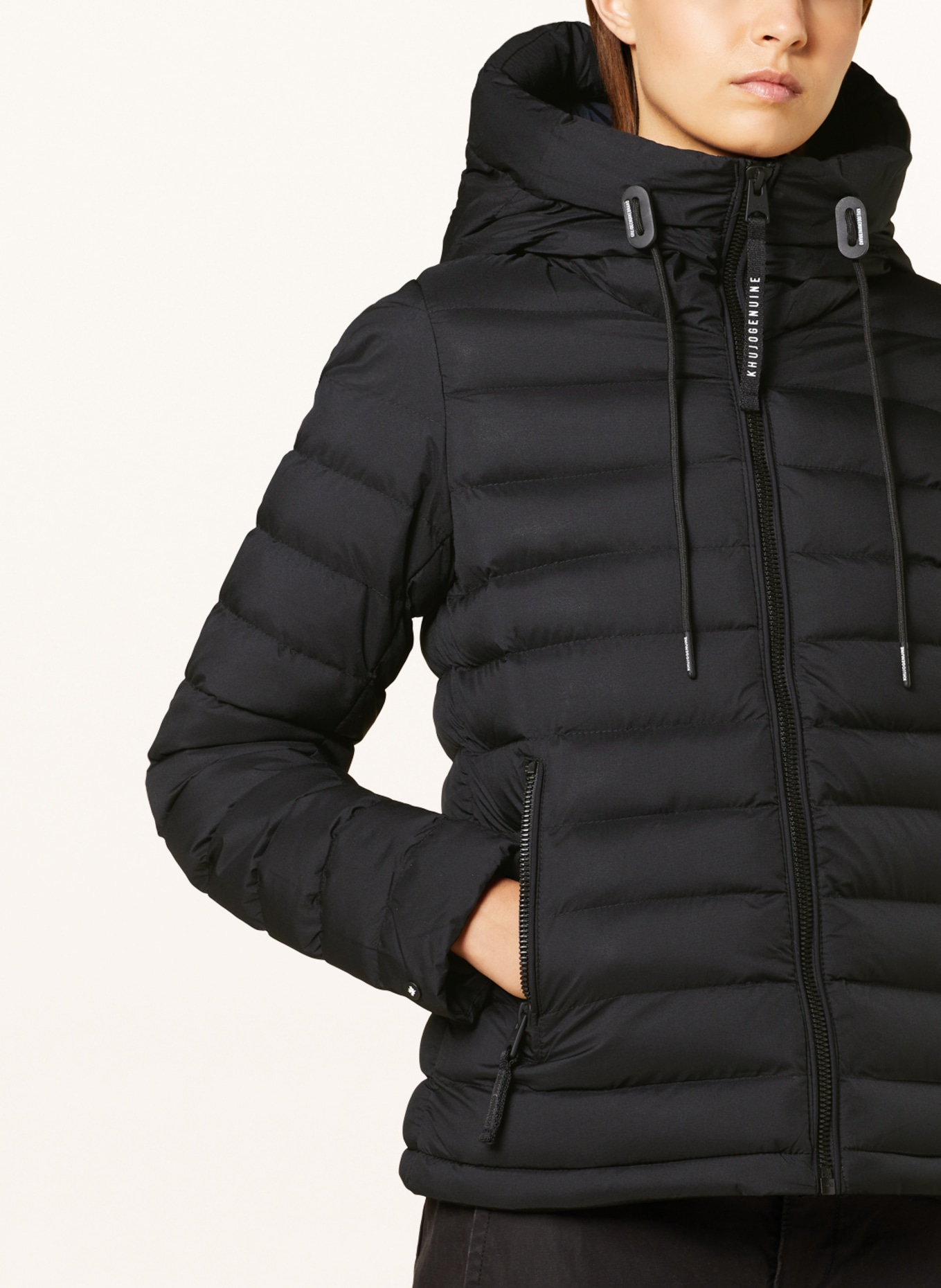 khujo Quilted jacket LOVINA3, Color: BLACK (Image 5)