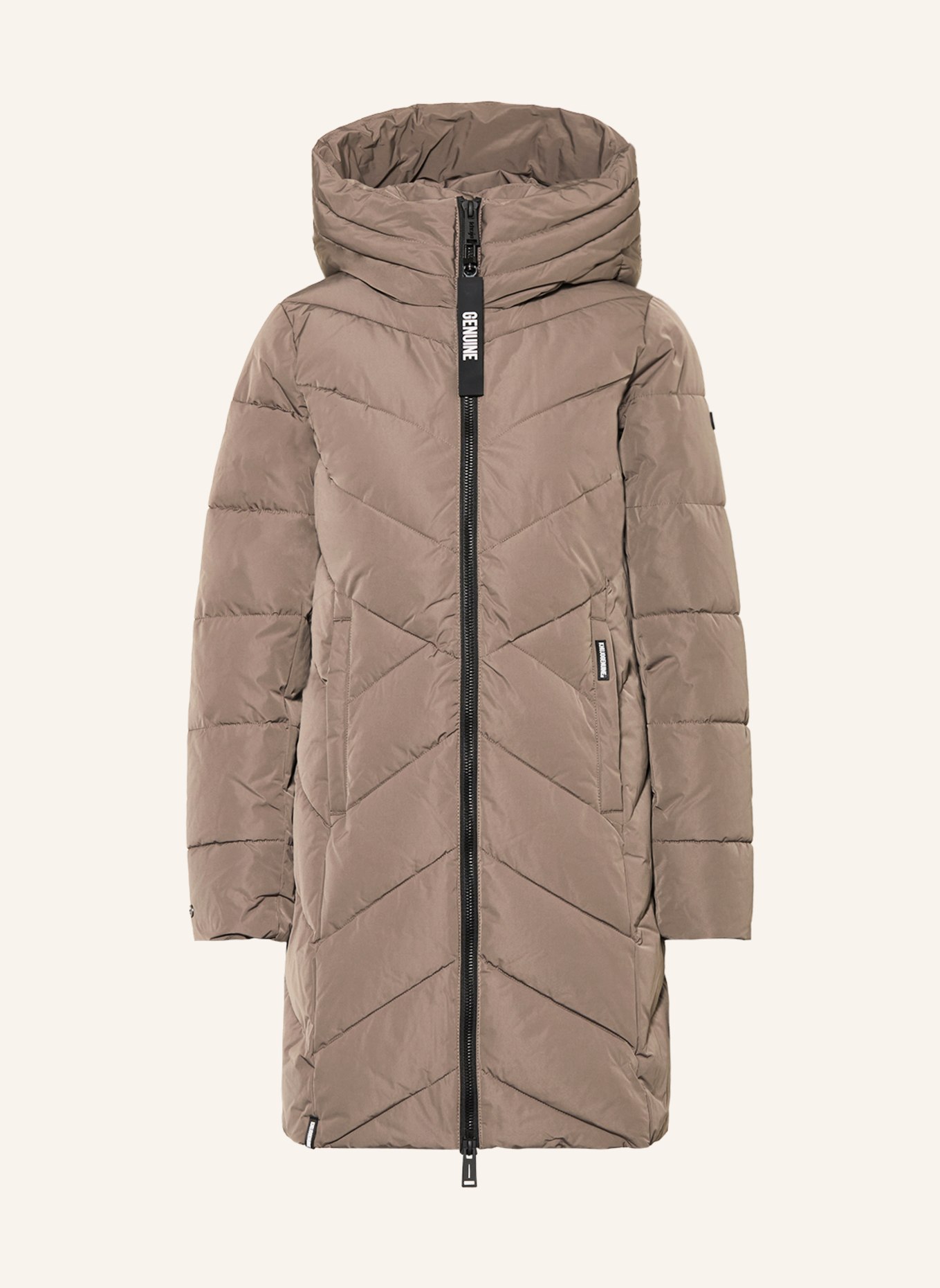 khujo Quilted coat FORMIN, Color: TAUPE (Image 1)