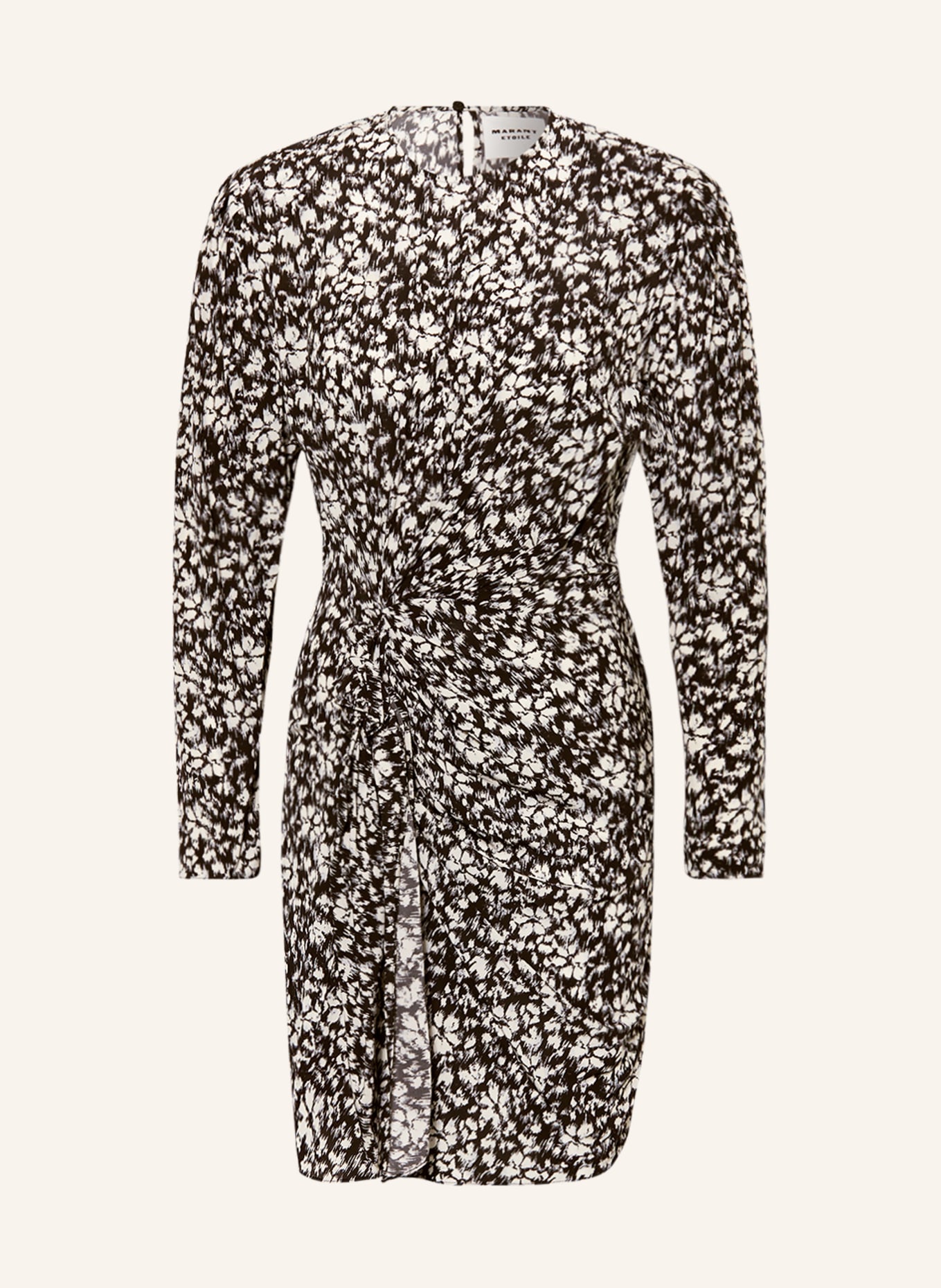 MARANT ÉTOILE Dress DULCE, Color: BLACK/ WHITE/ GRAY (Image 1)