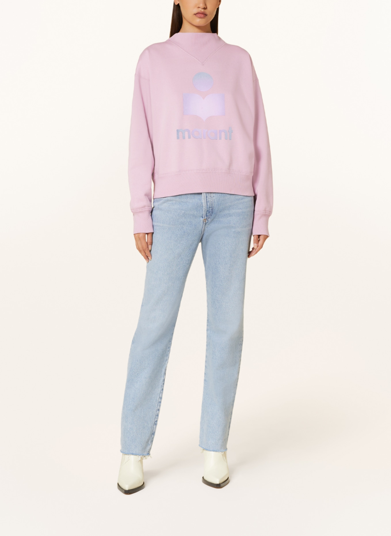 MARANT ÉTOILE Sweatshirt MOBY, Farbe: HELLROSA (Bild 2)