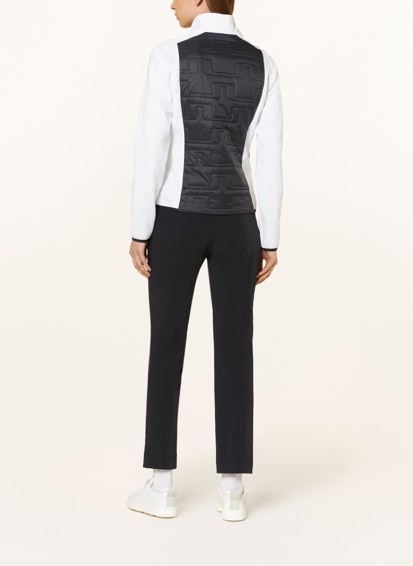 J.LINDEBERG Hybrid quilted jacket, Color: BLACK/ WHITE (Image 3)