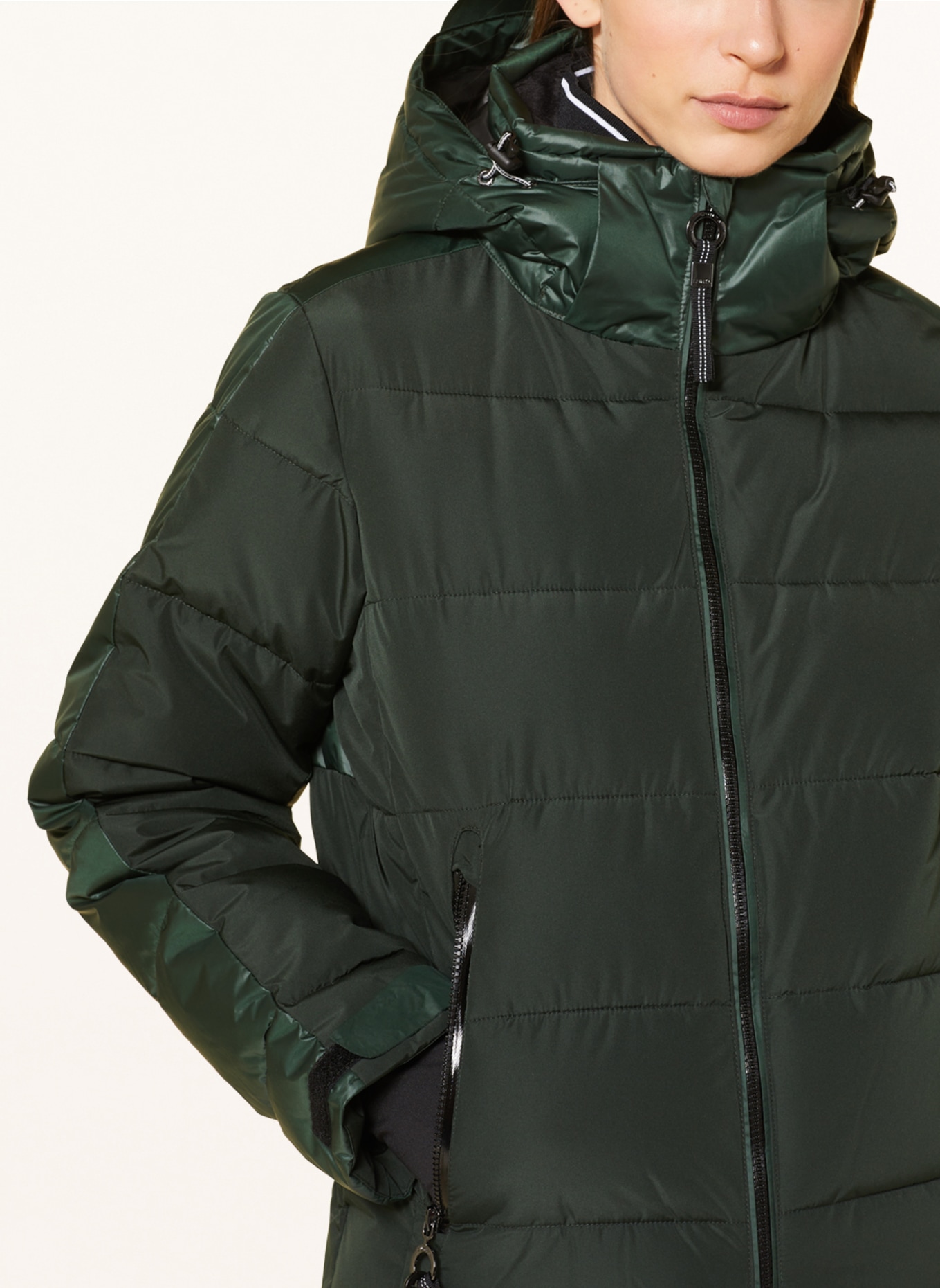 LUHTA Ski jacket LUHTA KARHUTUNTURI, Color: DARK GREEN (Image 6)