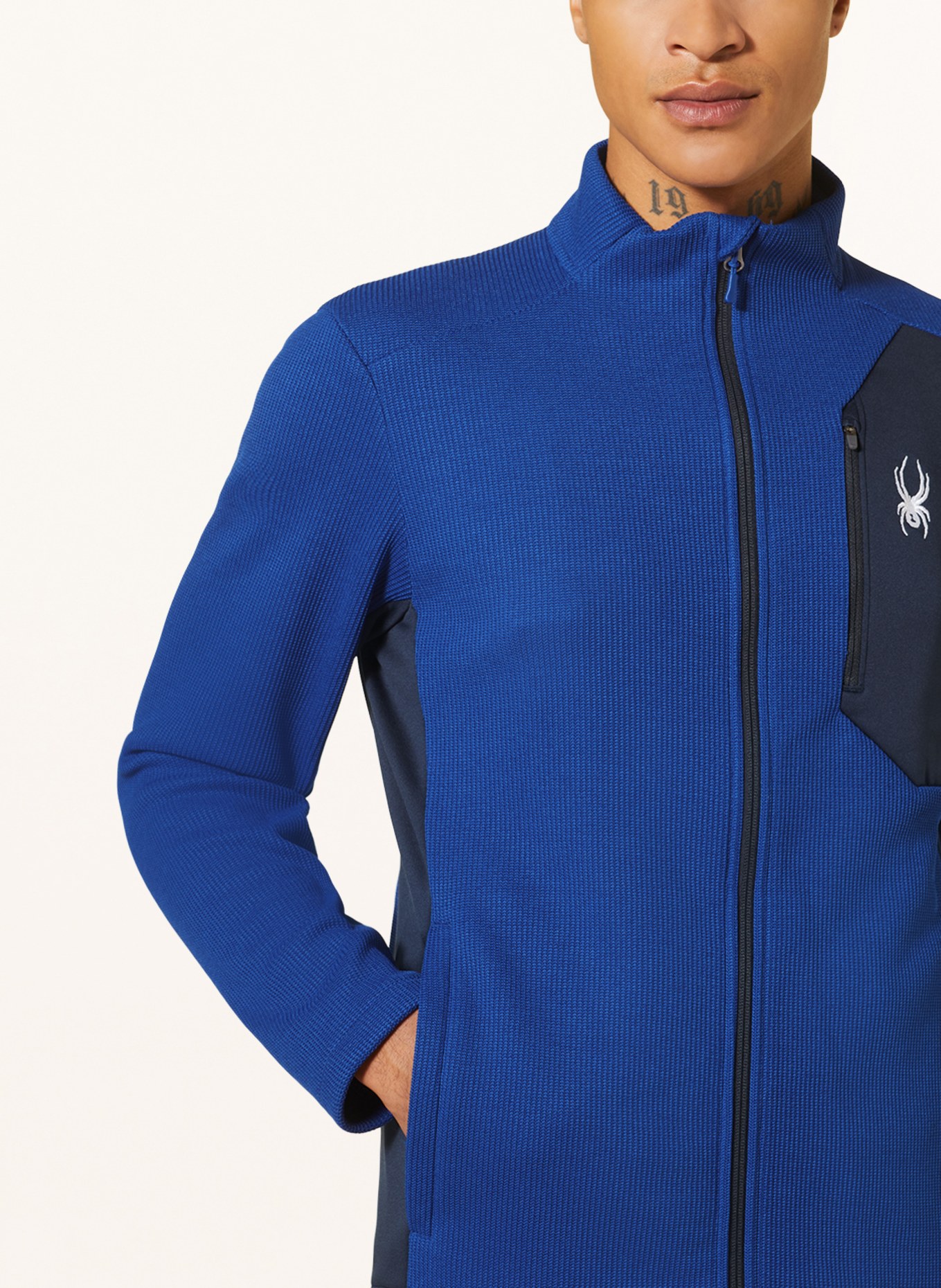 SPYDER Mid-layer jacket BANDIT in ebl electric blue