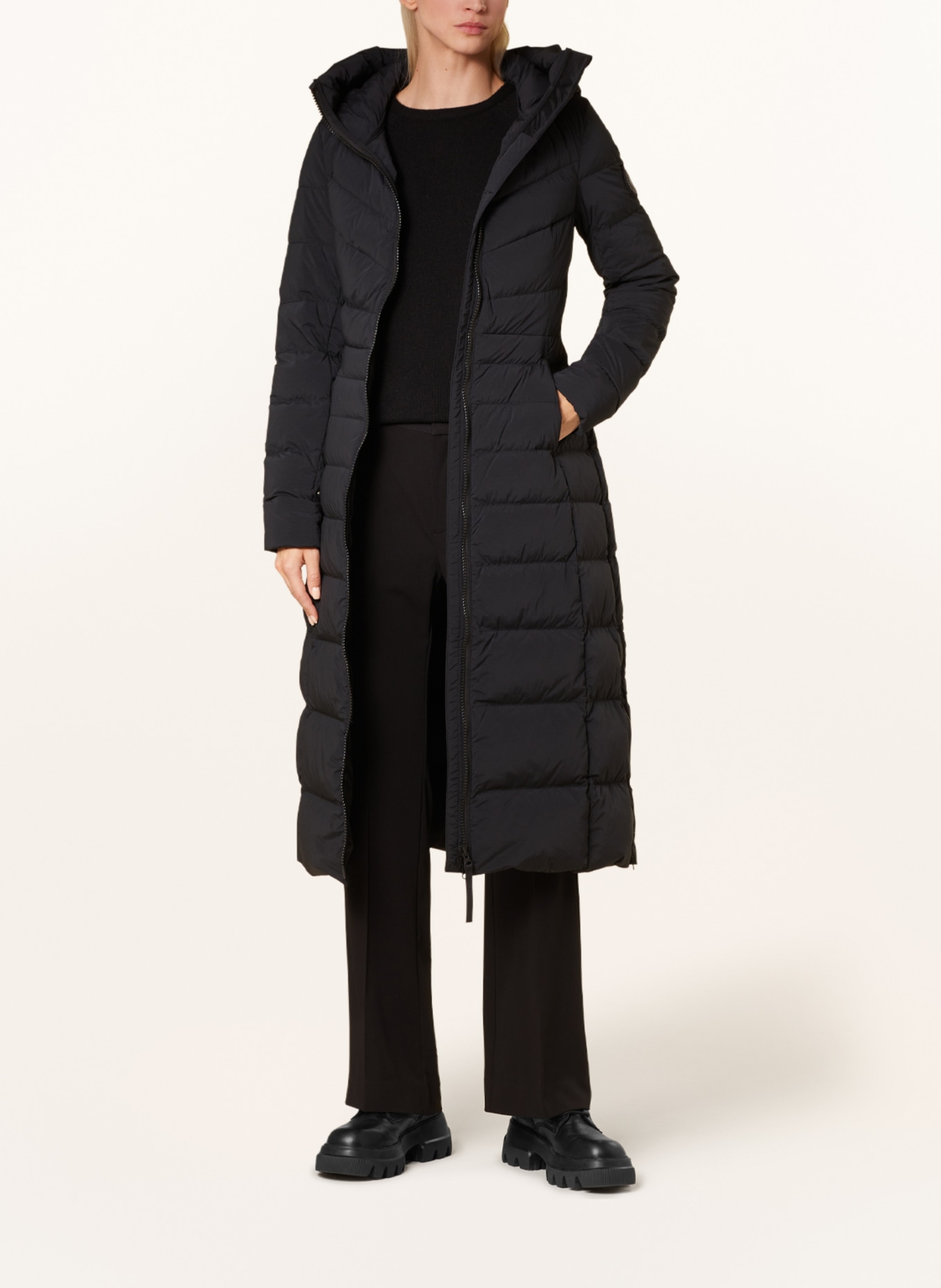 CANADA GOOSE Down coat CLAIR, Color: BLACK (Image 2)