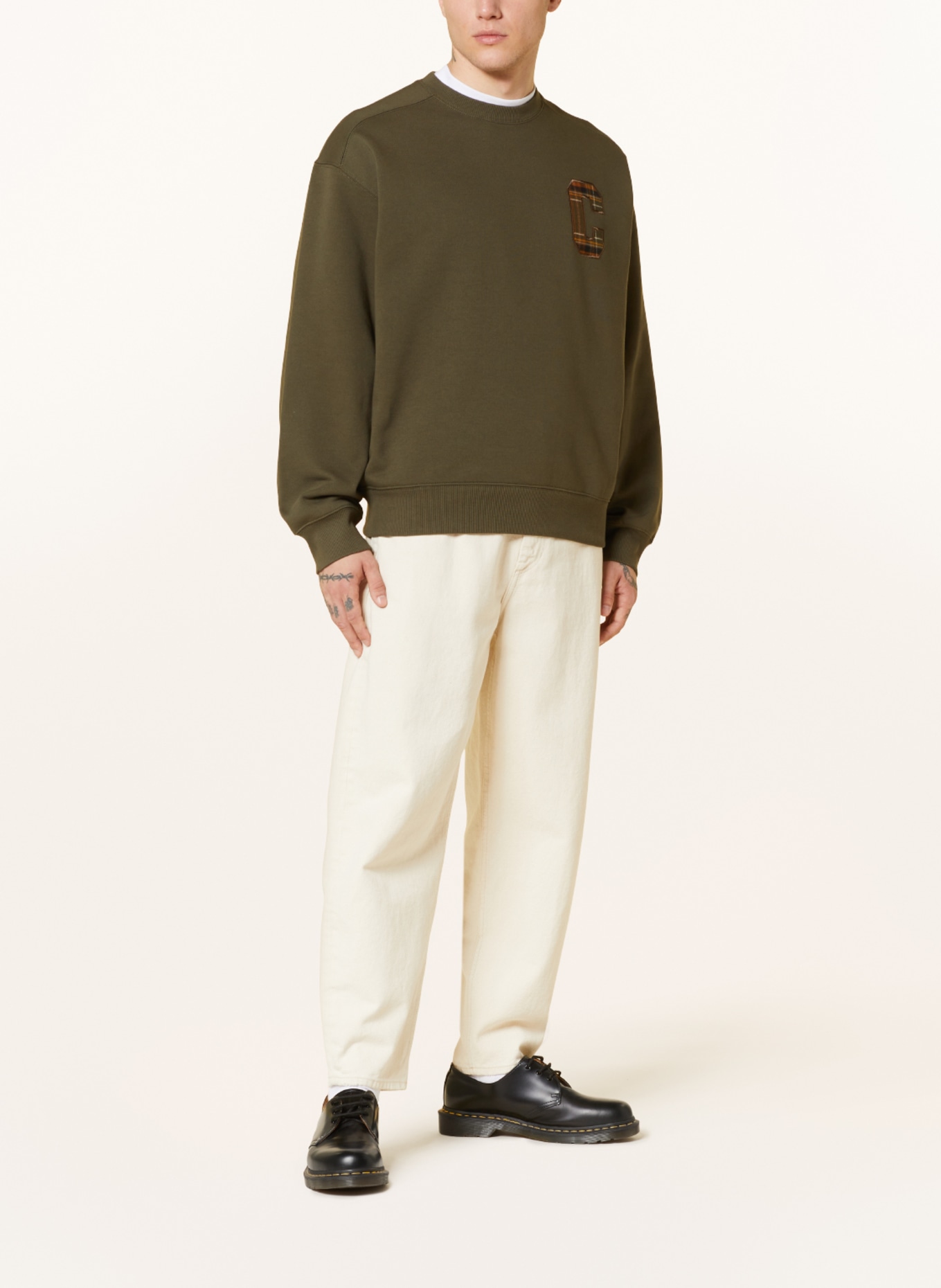 carhartt WIP Sweatshirt WILES, Color: KHAKI (Image 3)