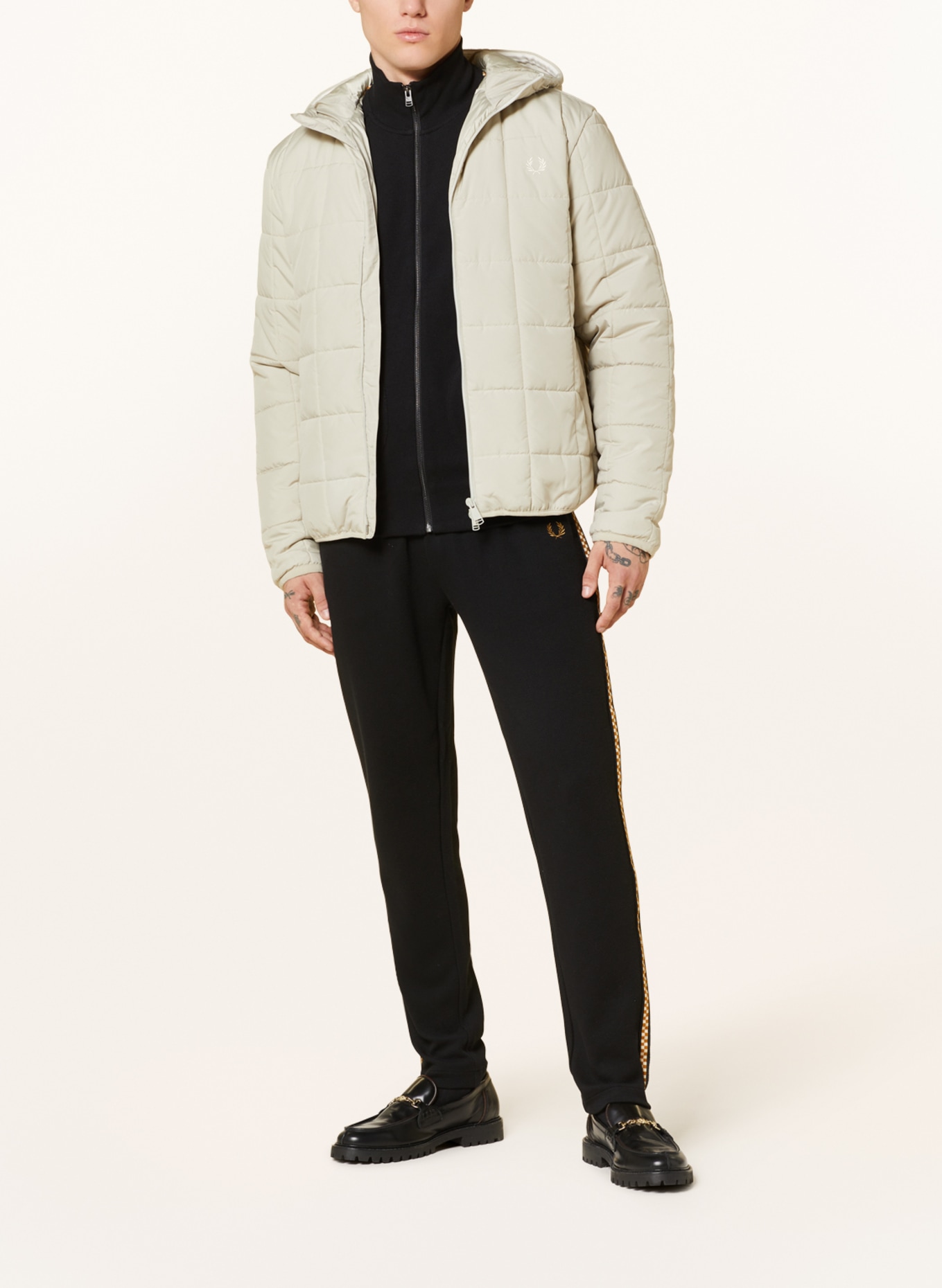 FRED PERRY Quilted jacket, Color: OLIVE (Image 2)