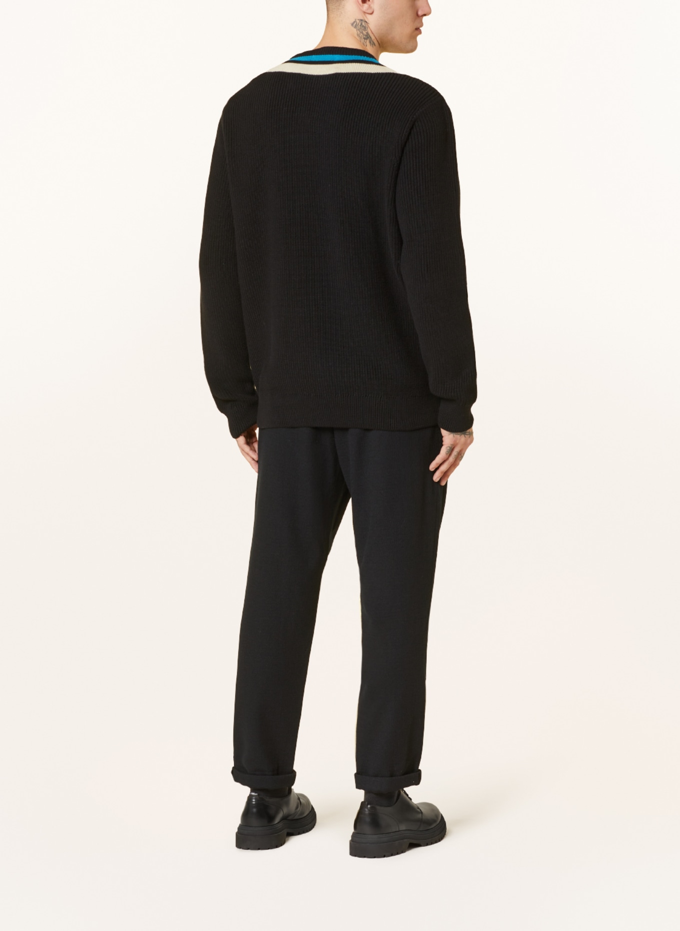 FRED PERRY Sweater, Color: BLACK (Image 3)