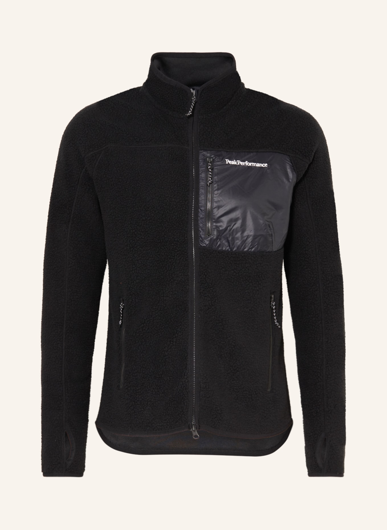 Peak Performance Fleece jacket, Color: BLACK (Image 1)