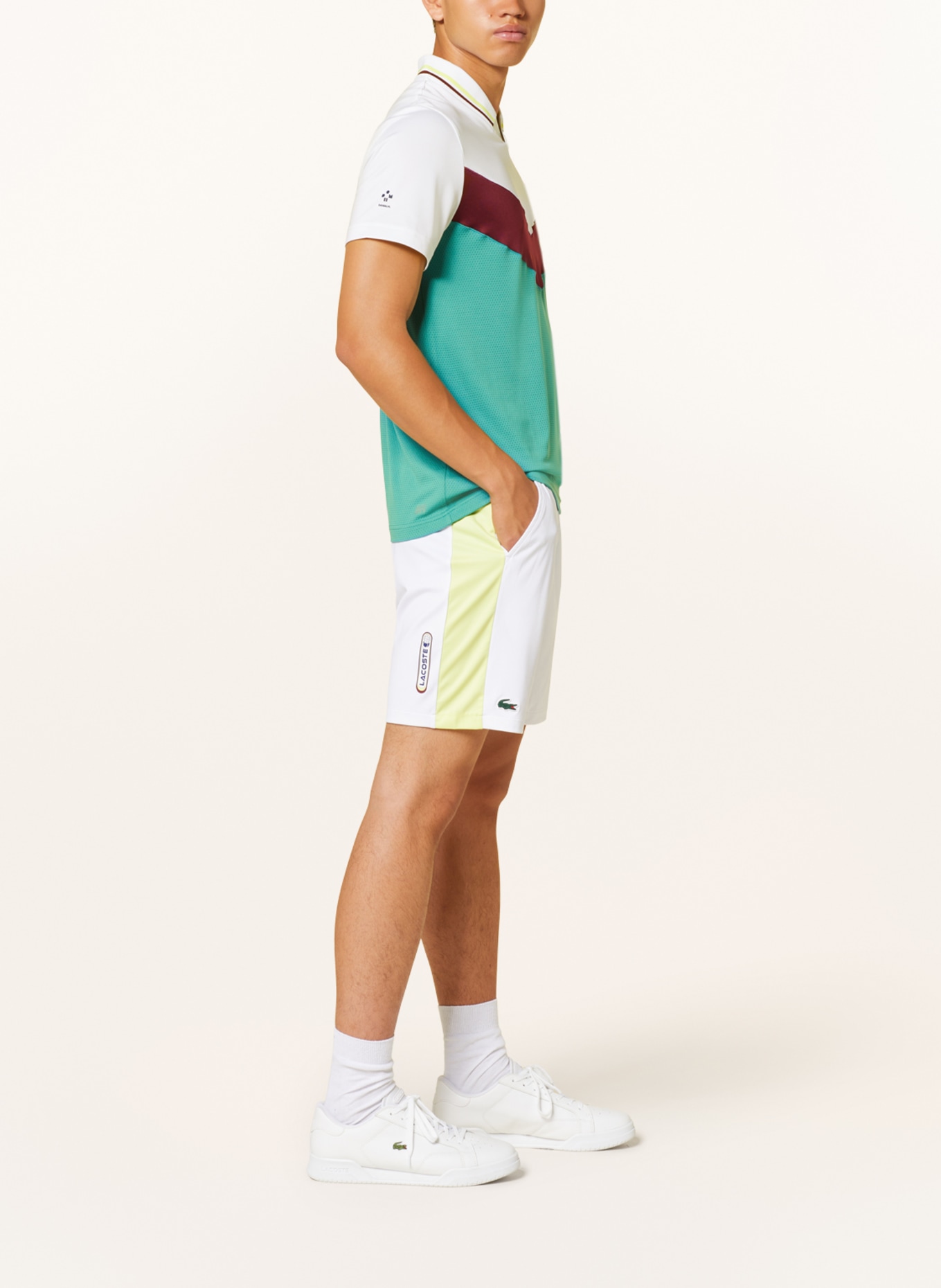 LACOSTE Tennisshorts, Farbe: WEISS (Bild 4)